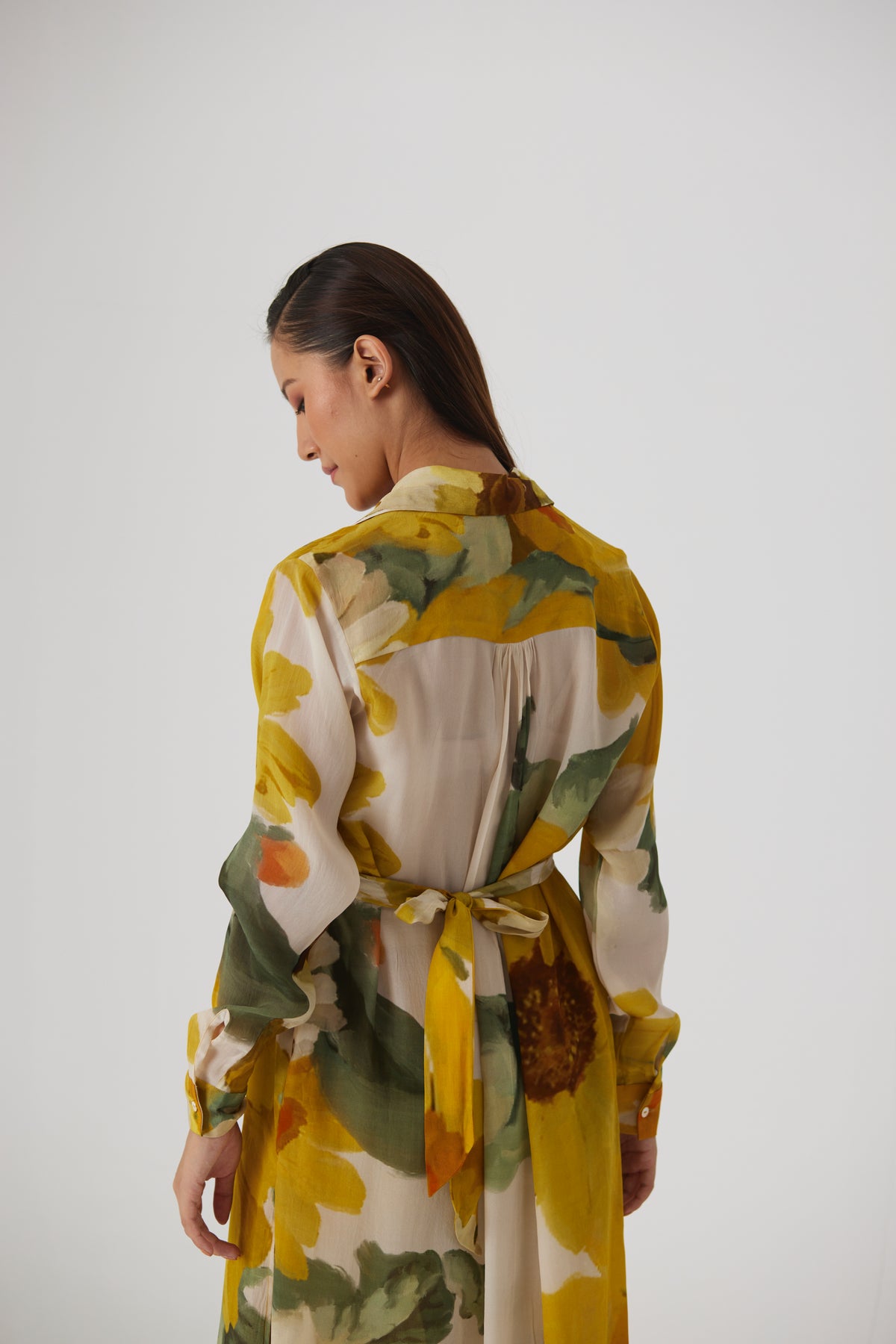 Mimosa Wrap Kurta Set