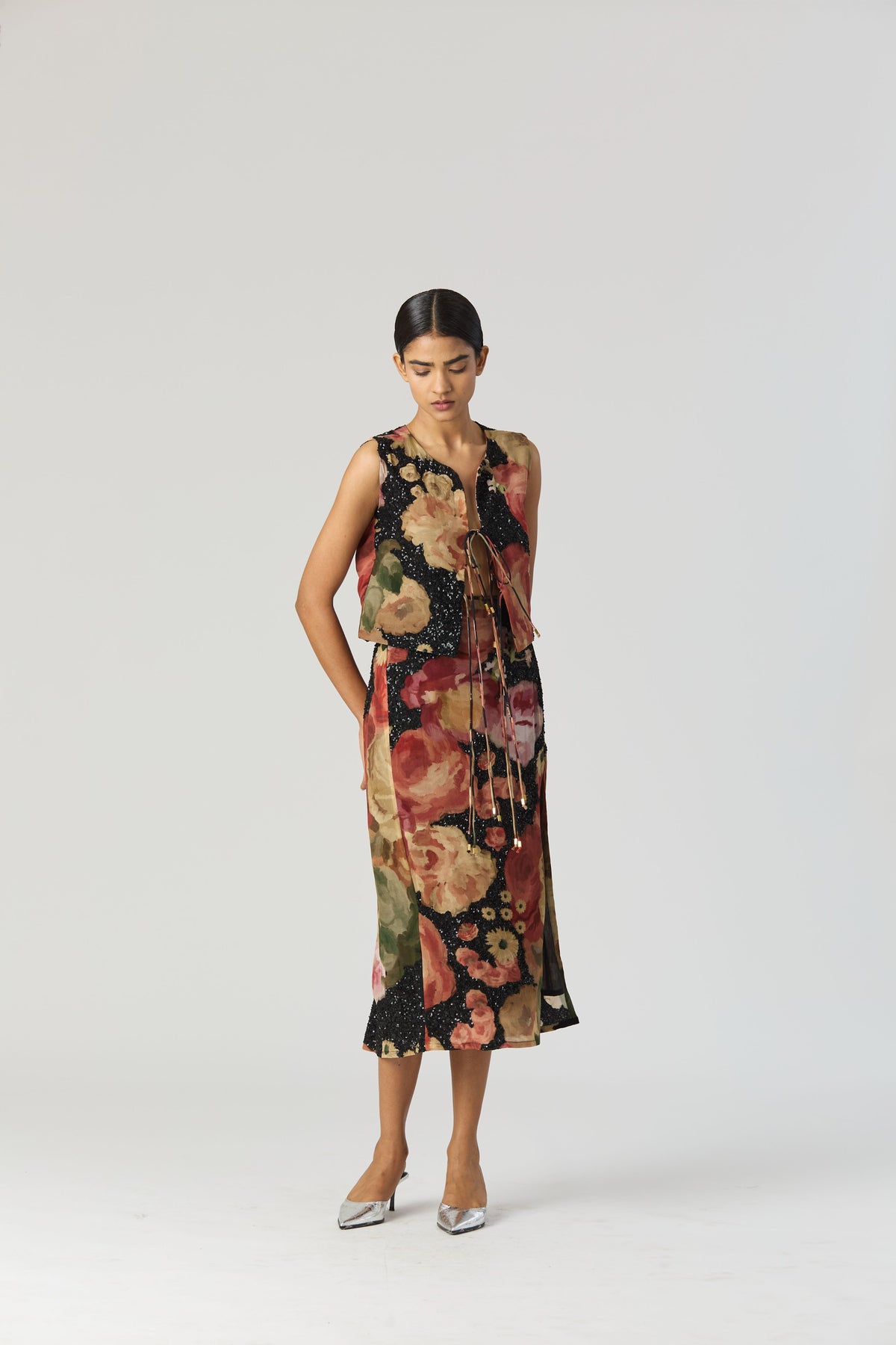 Rosalia Embroidered Top &amp; Skirt