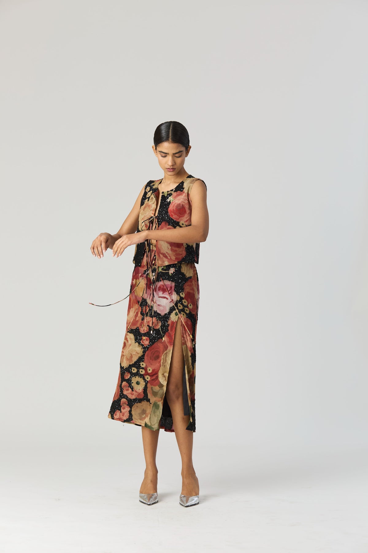 Rosalia Embroidered Top &amp; Skirt