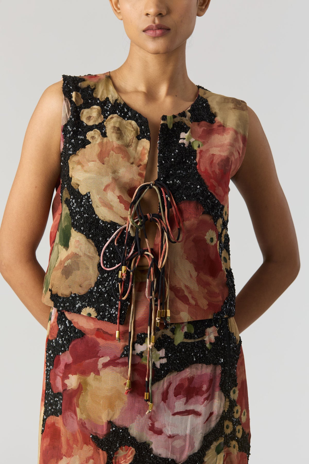 Rosalia Embroidered Top &amp; Skirt