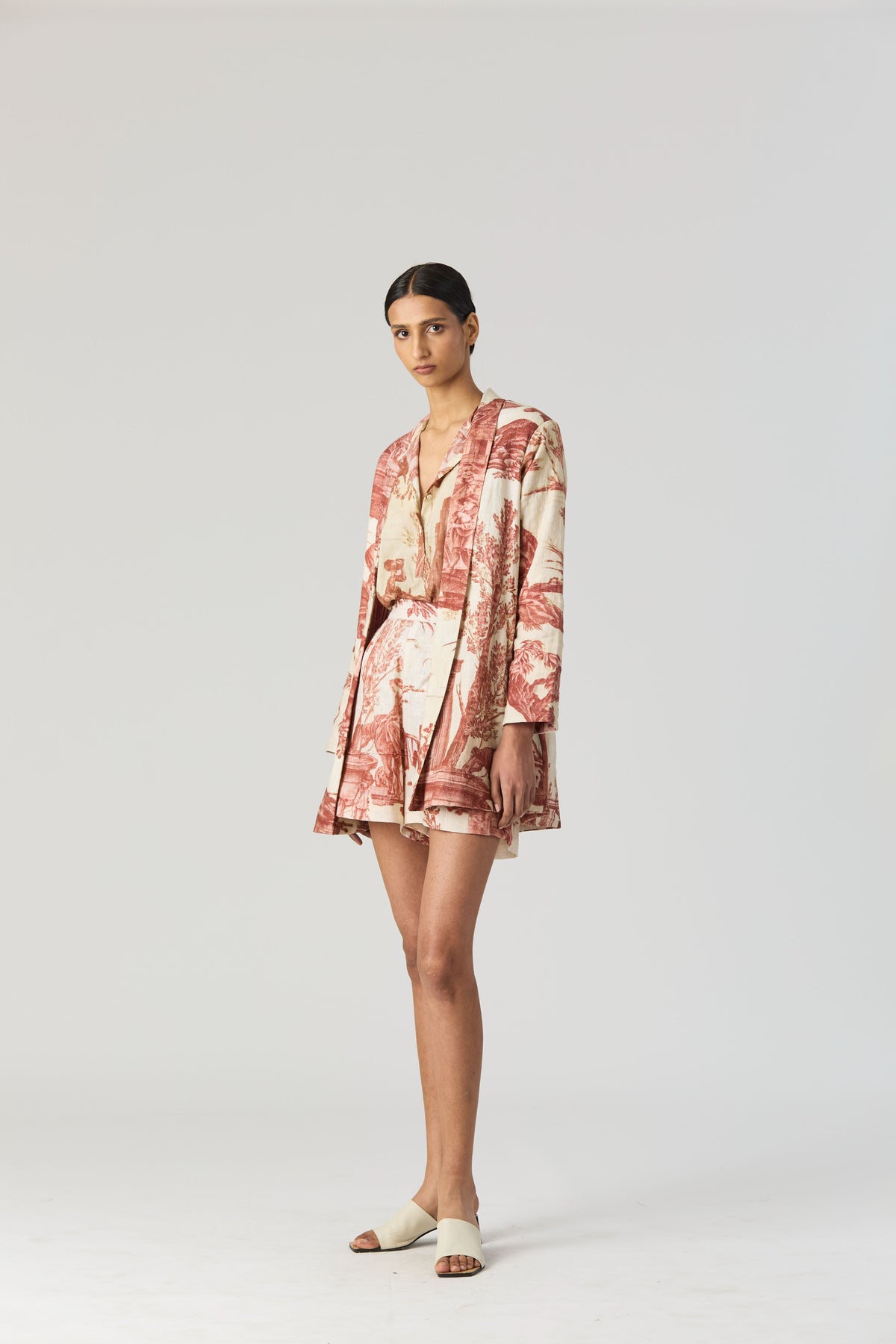 Cabridet Blazer, Shirt &amp; Shorts Set
