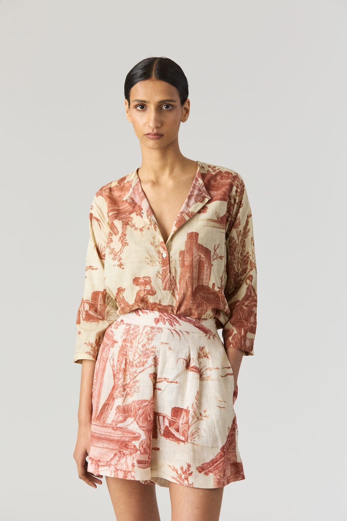 Cabridet Blazer, Shirt &amp; Shorts Set
