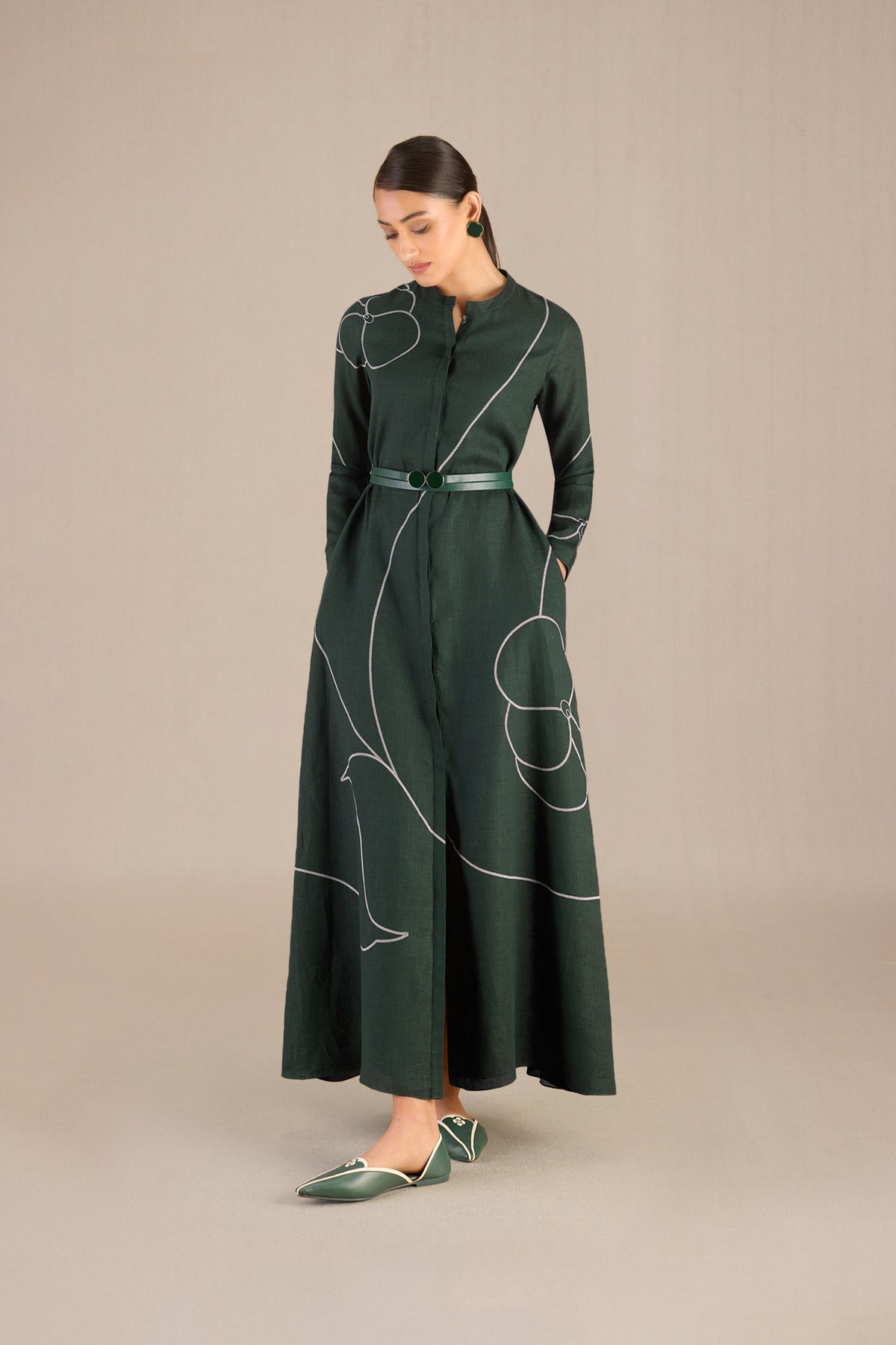 Dark Forest Green Savana Dress