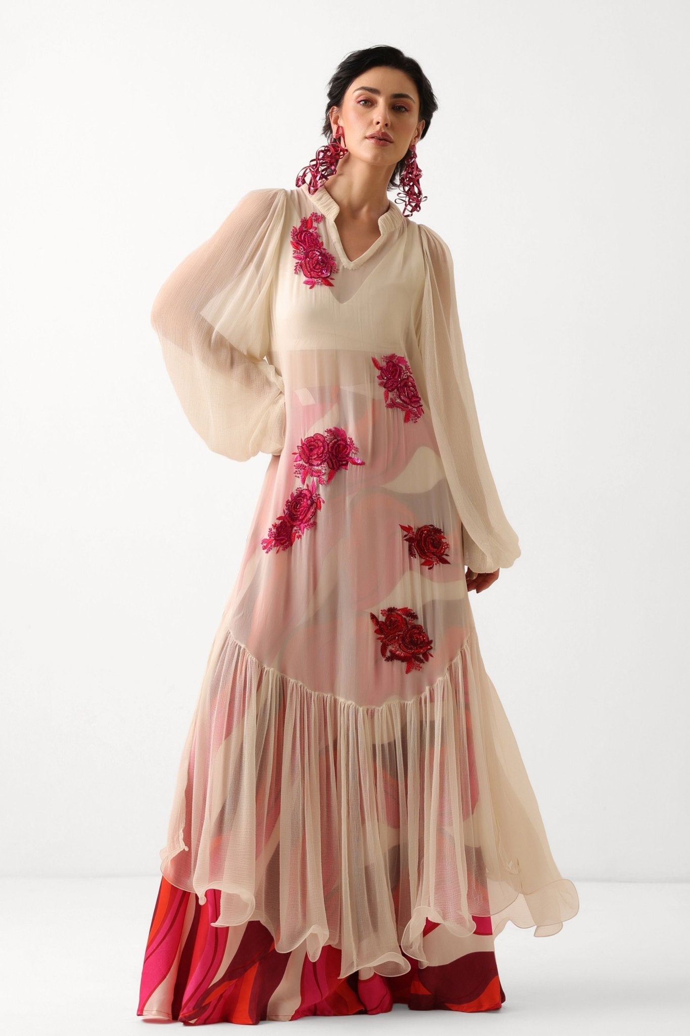 Indie Fuchsia Co - ord Set - Pallavi Jaipur - Elahe