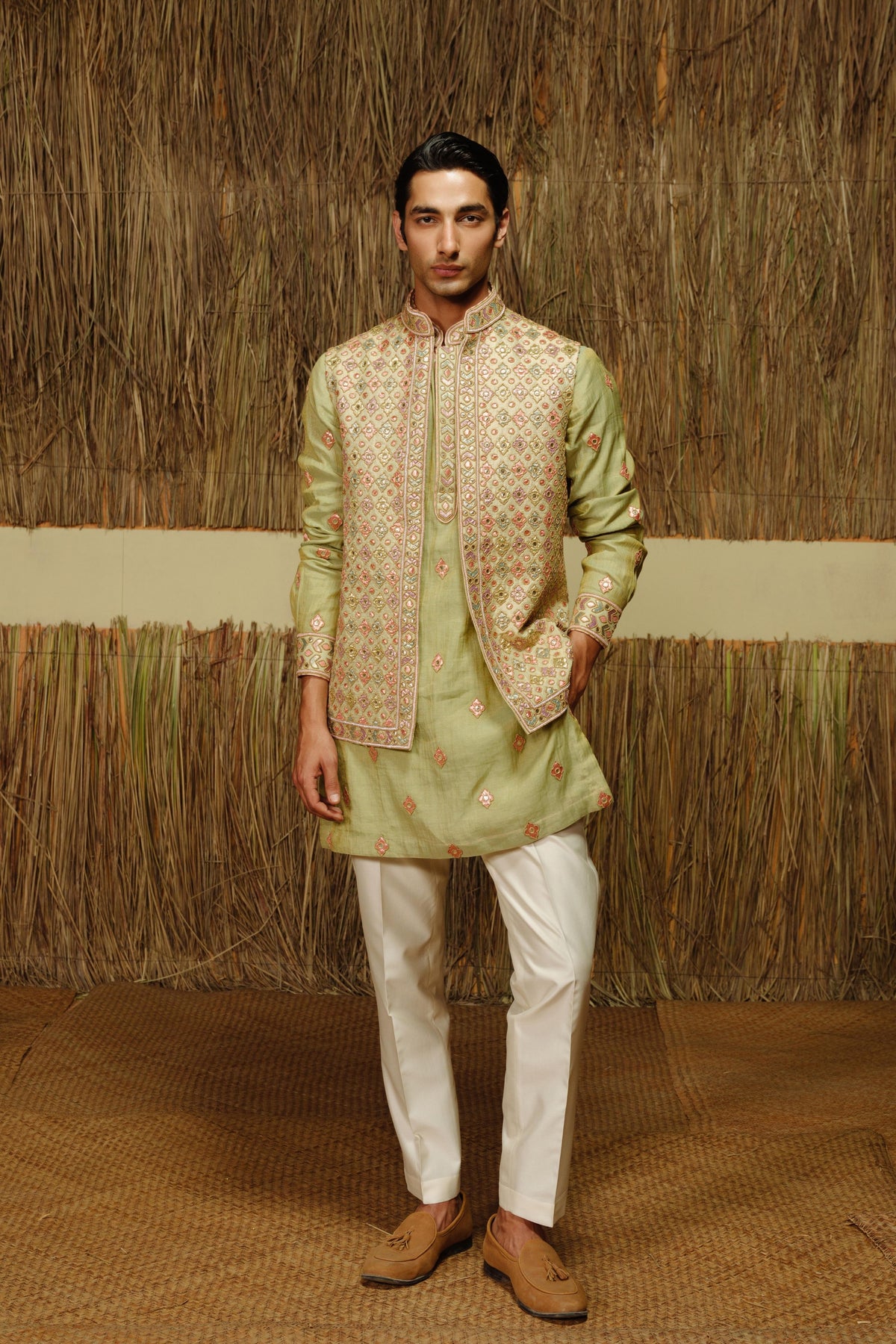 Simar Nehru Jacket Set
