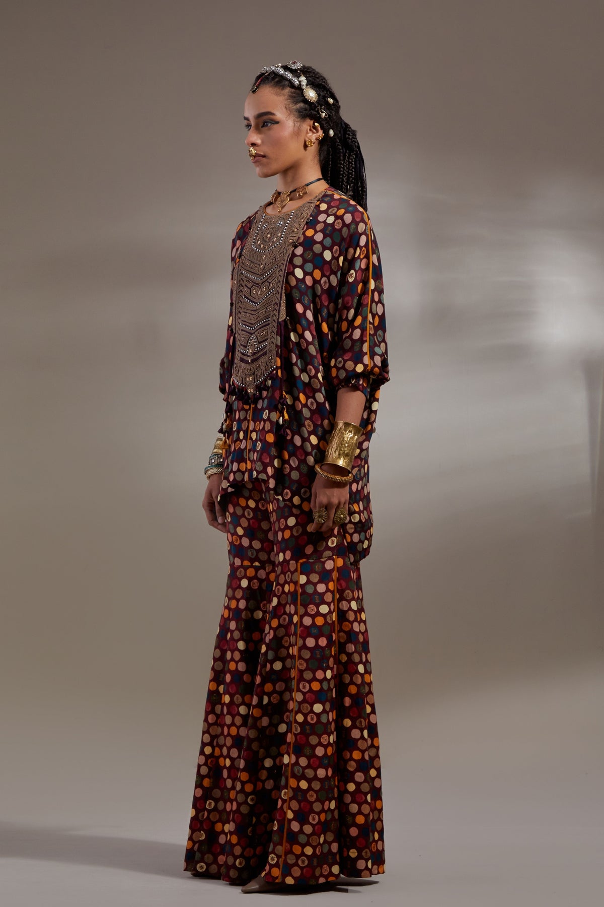 Kuru Trapeze Kurta Set