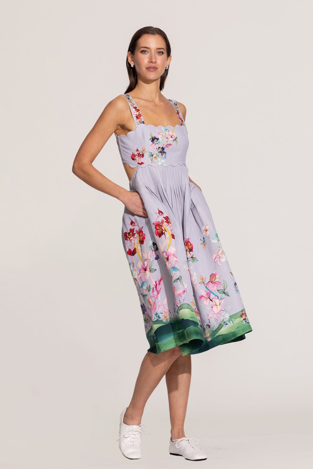 Anaya Scalop Dress