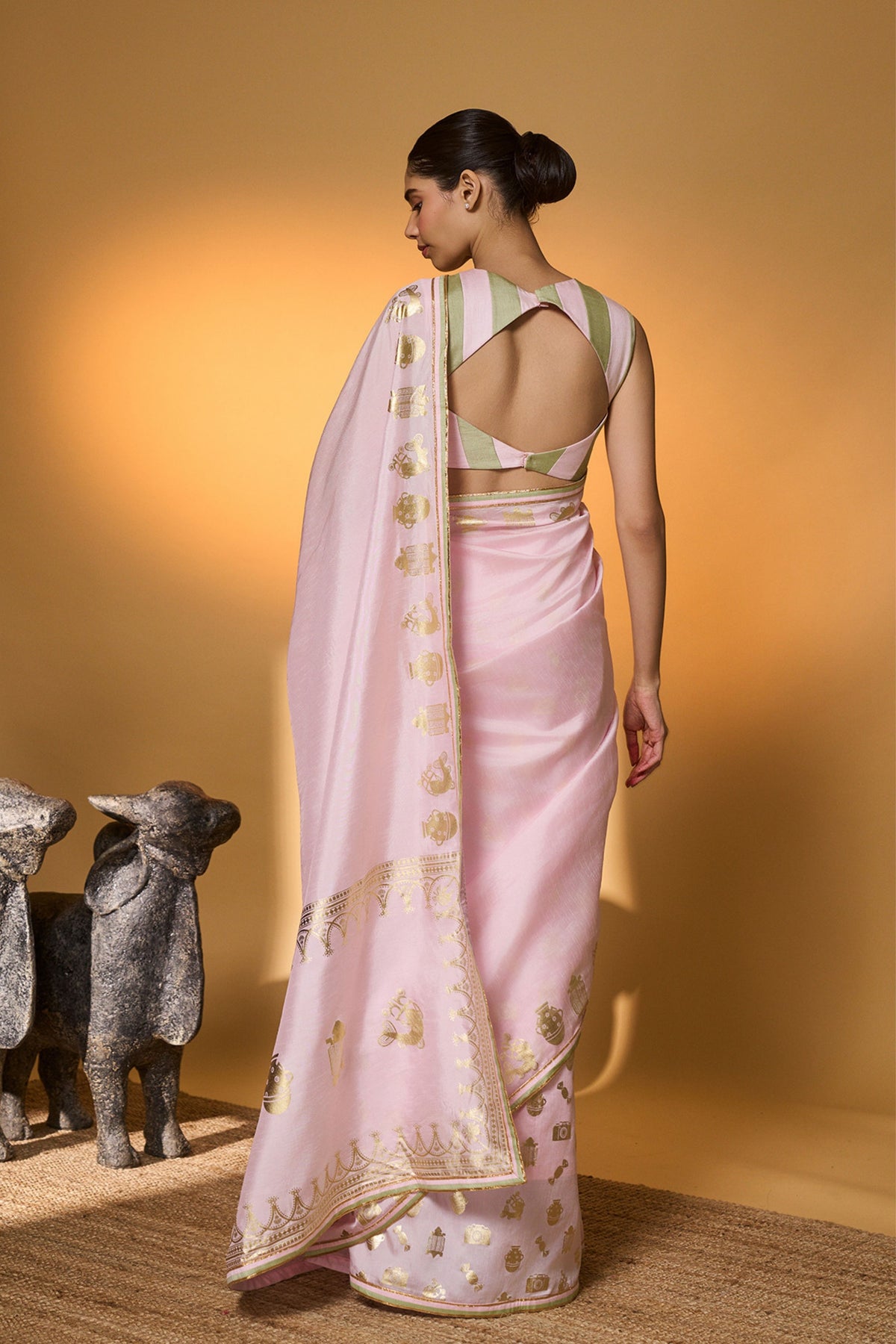 Baby Pink All Charms Saree