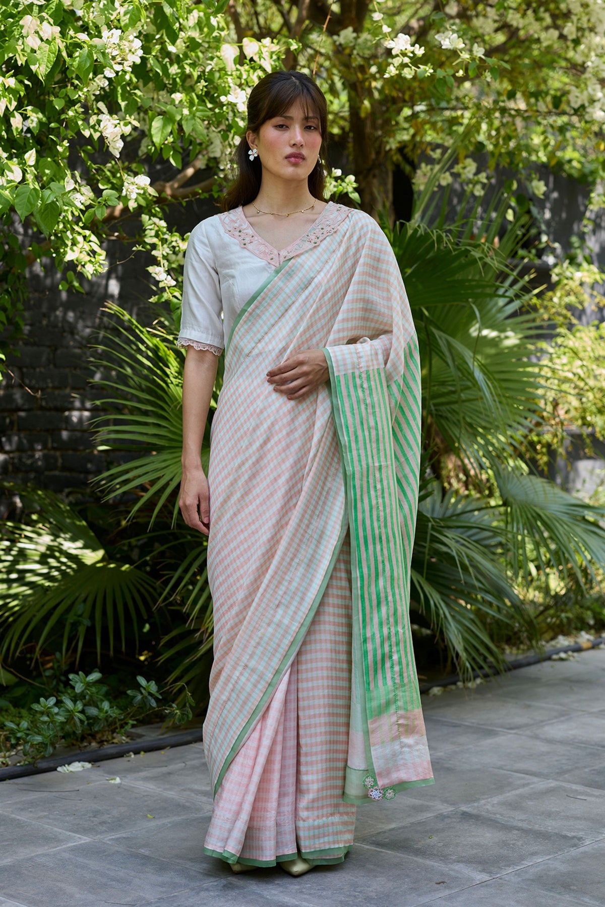 Crossroads Pink Saree