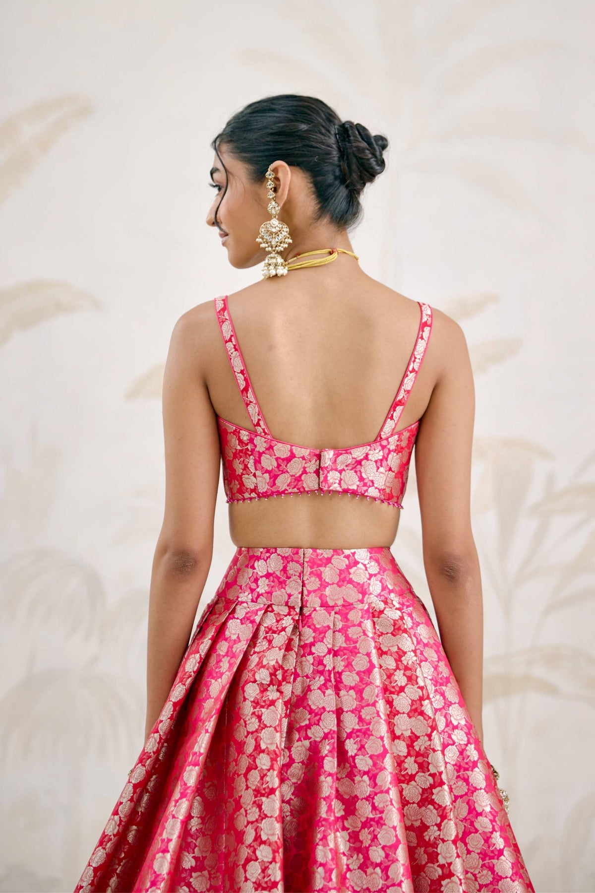 Fuchsia Lehenga Set