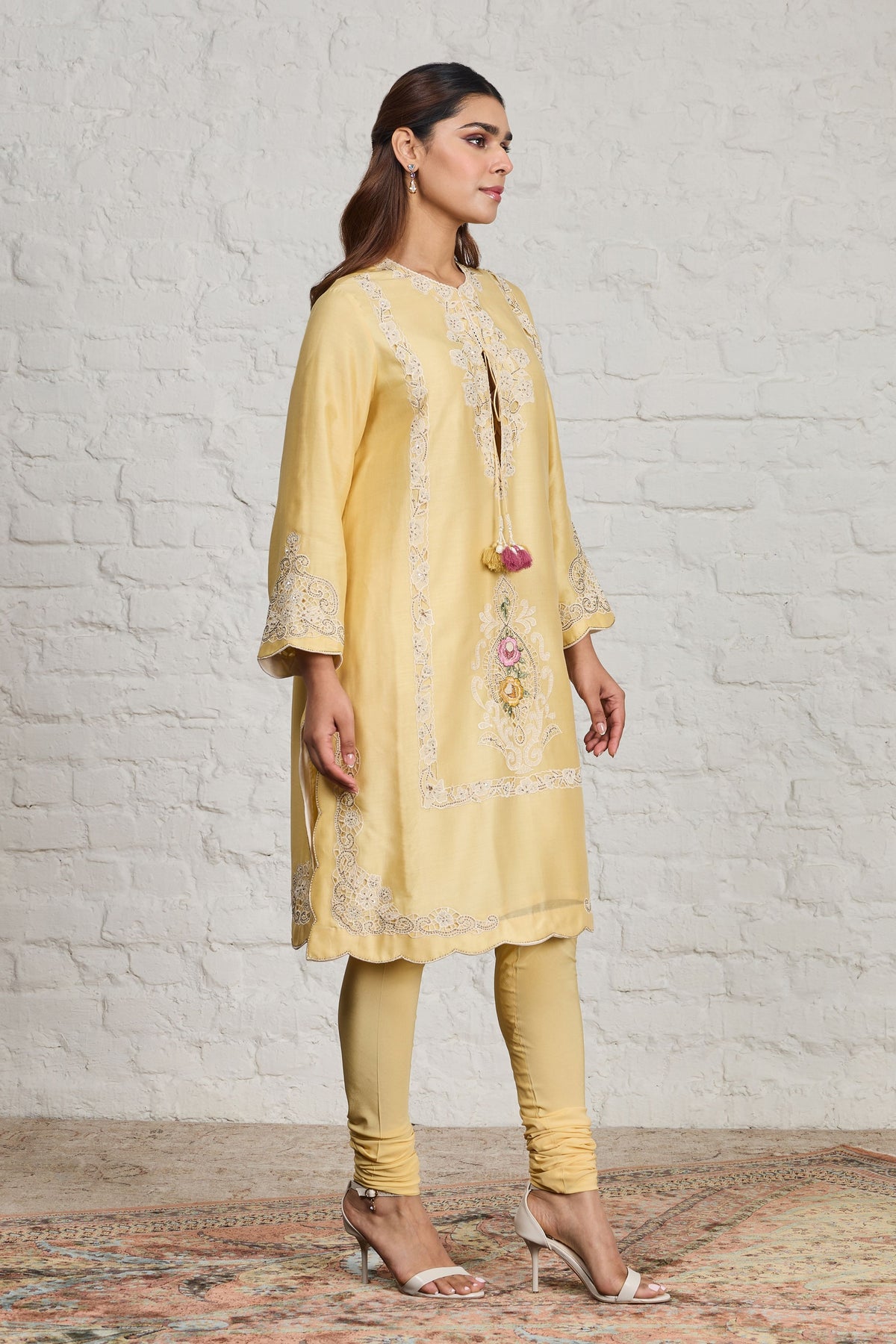 Butter Yellow Kurta Set
