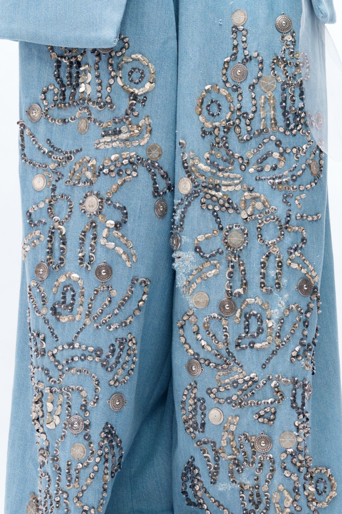 Denim Three-piece Set