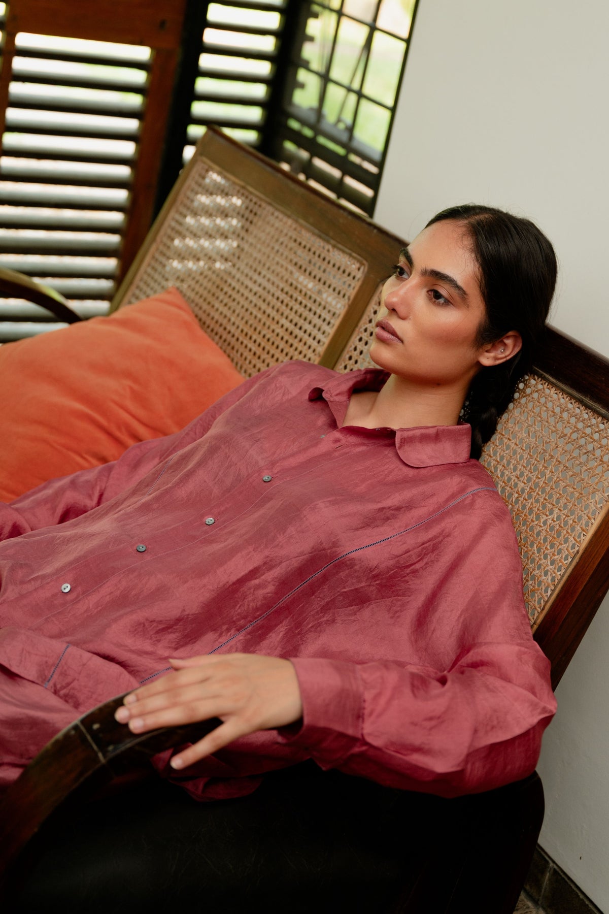 Old Rose Boyfriend Shirt