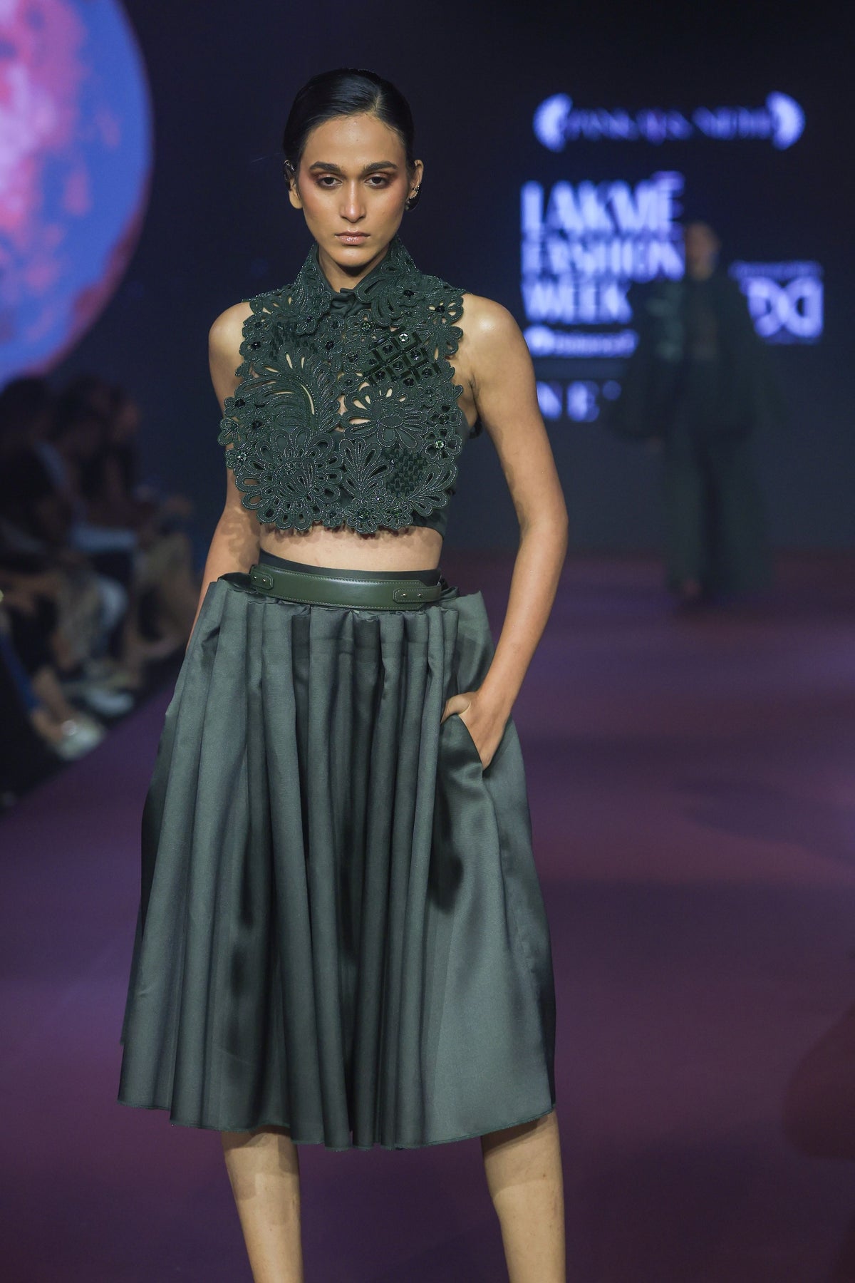 Chorus Cutwork Tuxedo Co-ord Set