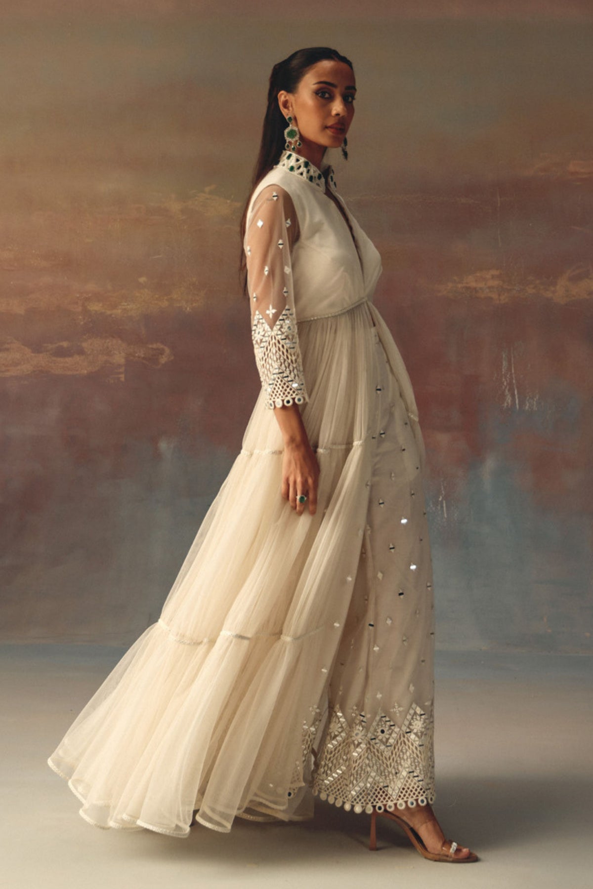 Backless Anarkali Jacket
