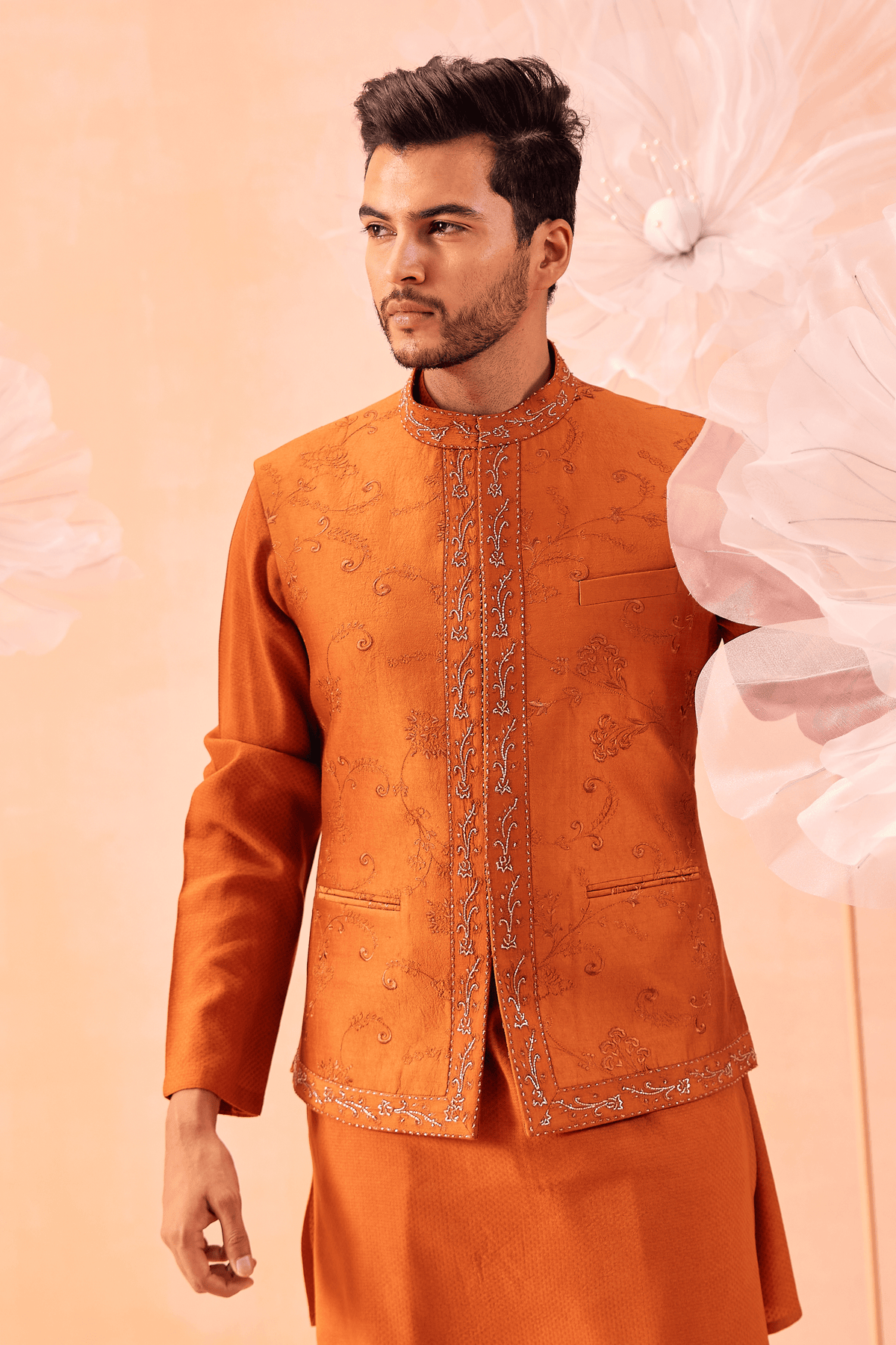 Modi jacket orange colour on sale