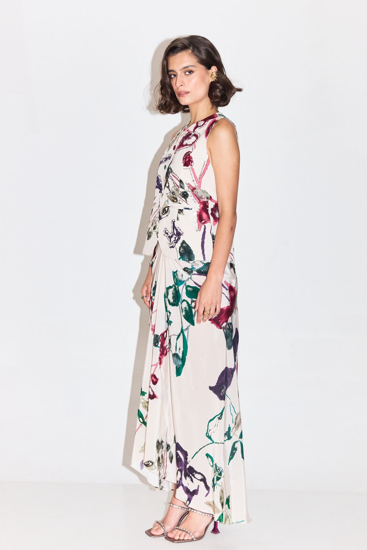 Willy Embroidered Vest With Skirt
