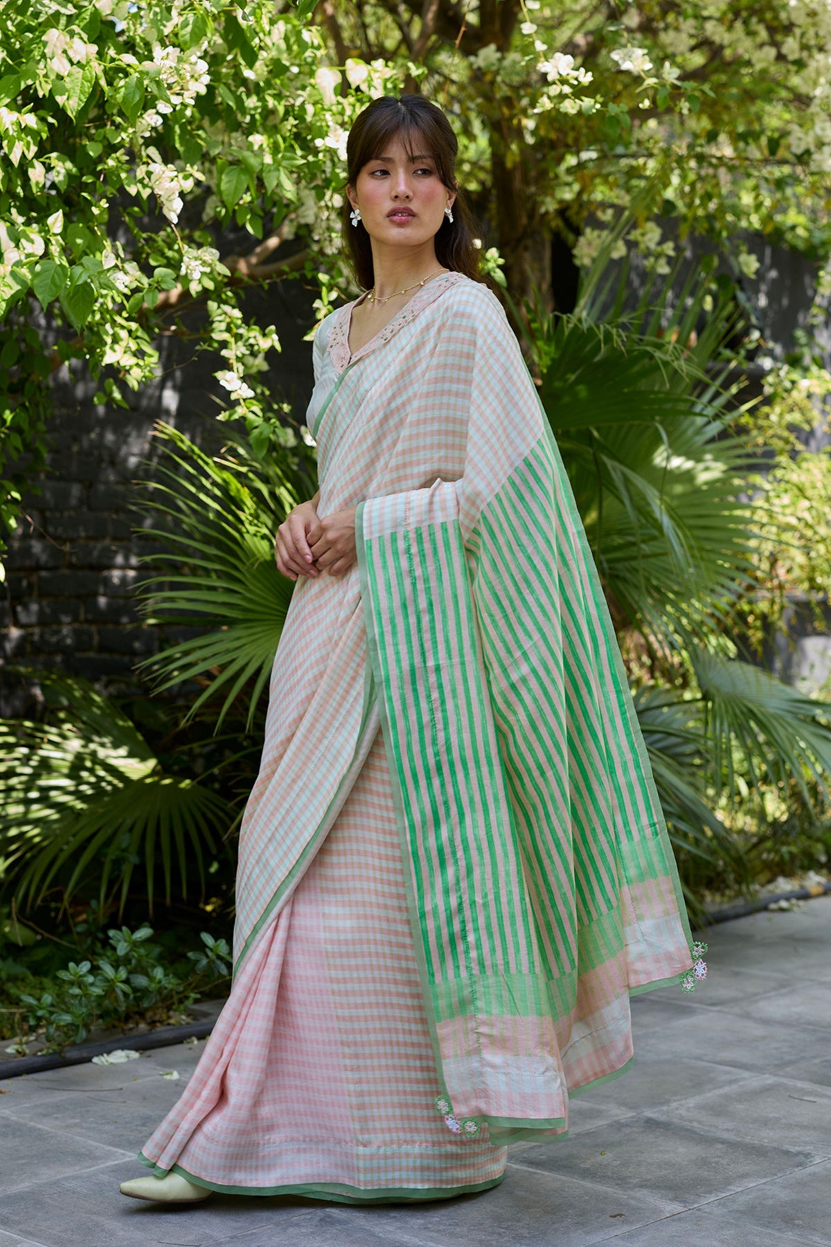 Crossroads Pink Saree