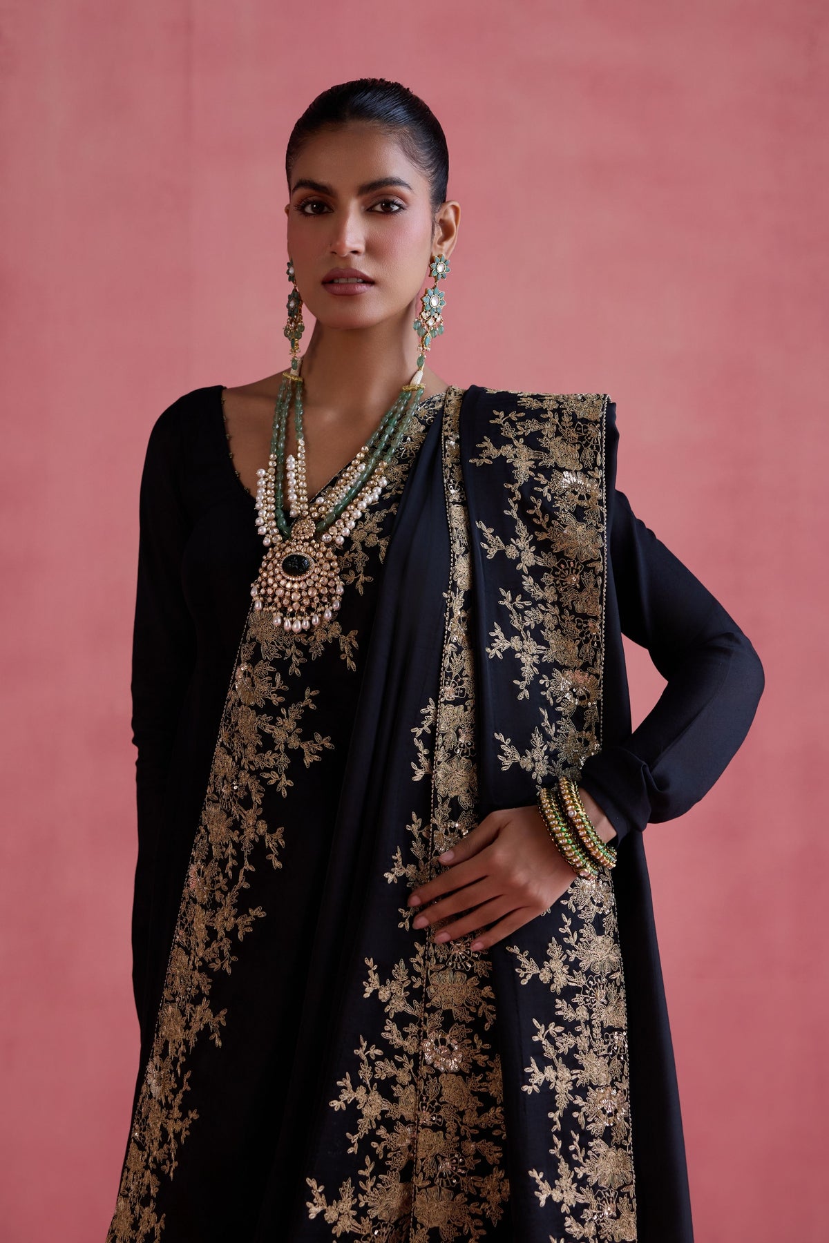 Nazara Black Kurta Set