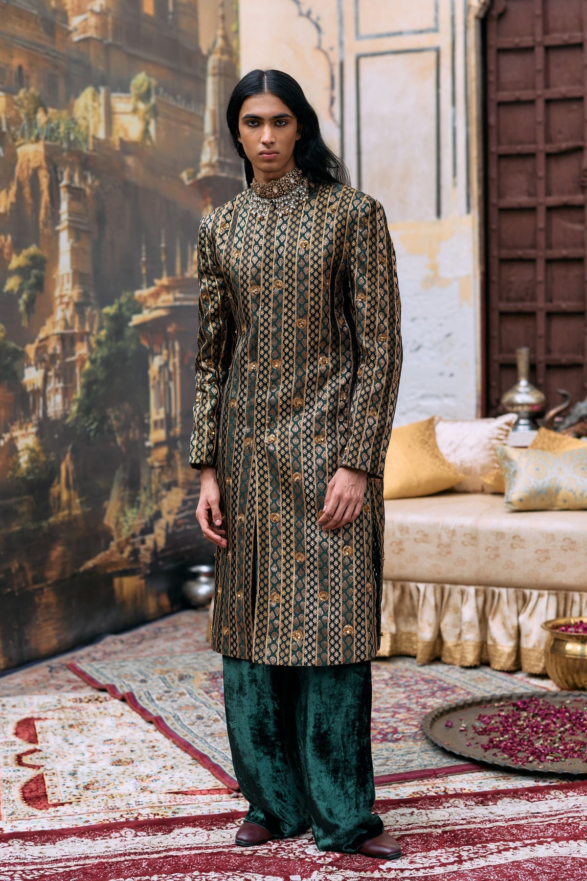 Vajra Sherwani With Pants
