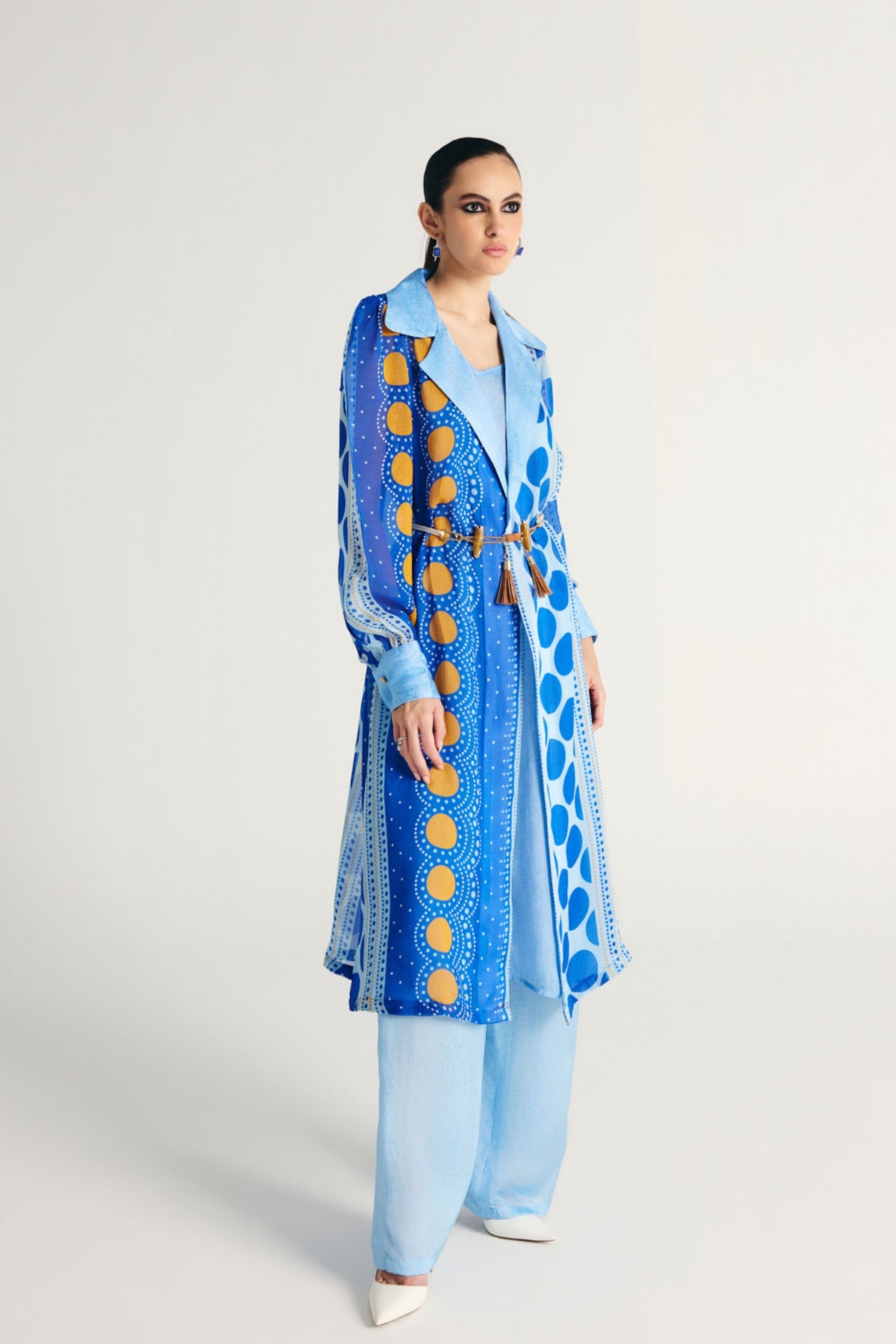 Najwa Trench Coat Set