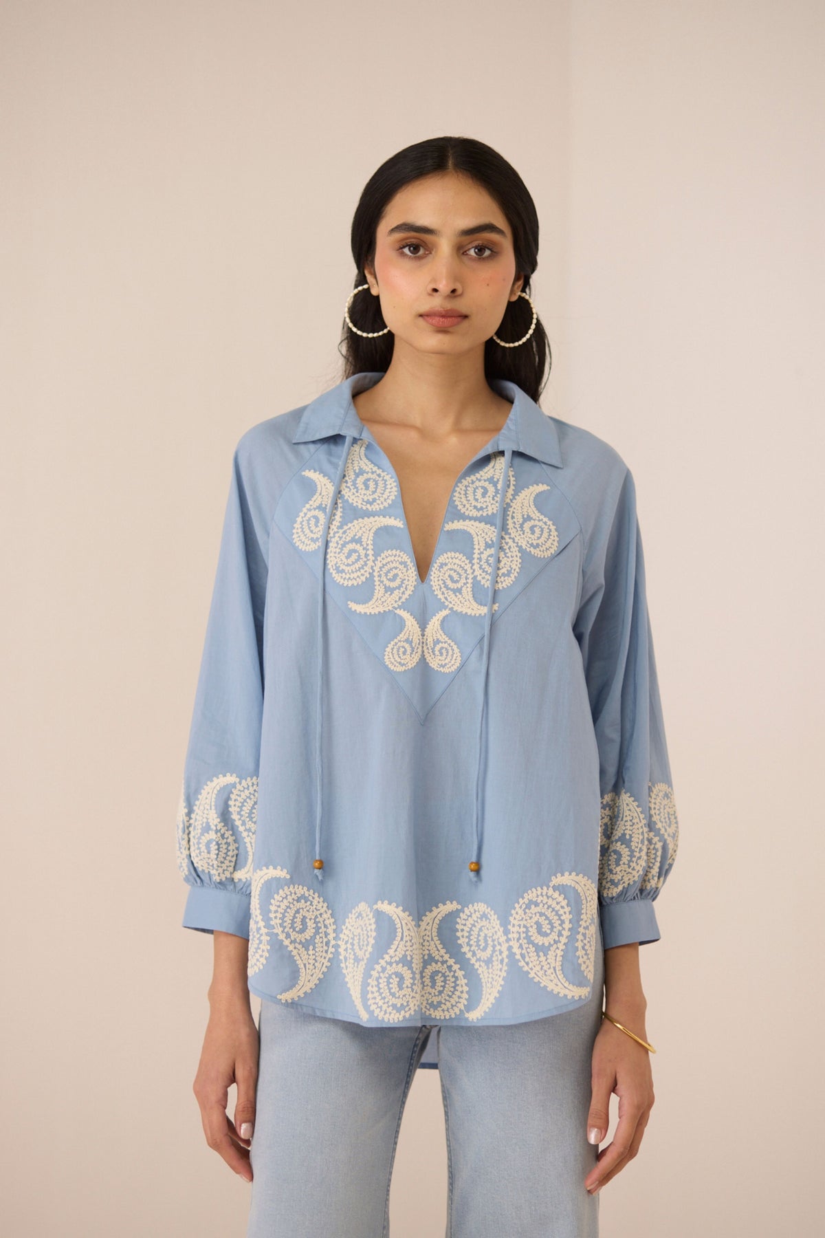 Remi Dusty Blue Top