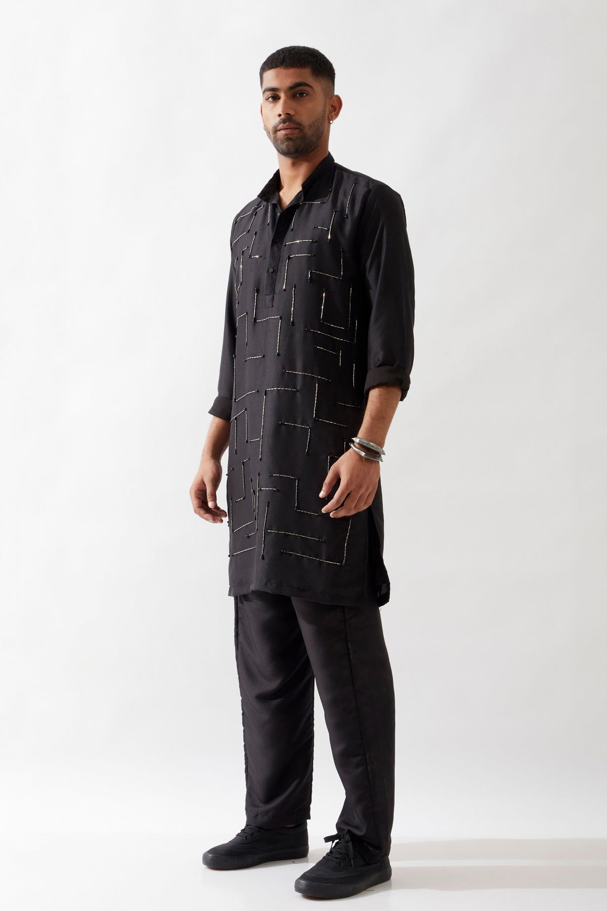 Noah Black Kurta Set