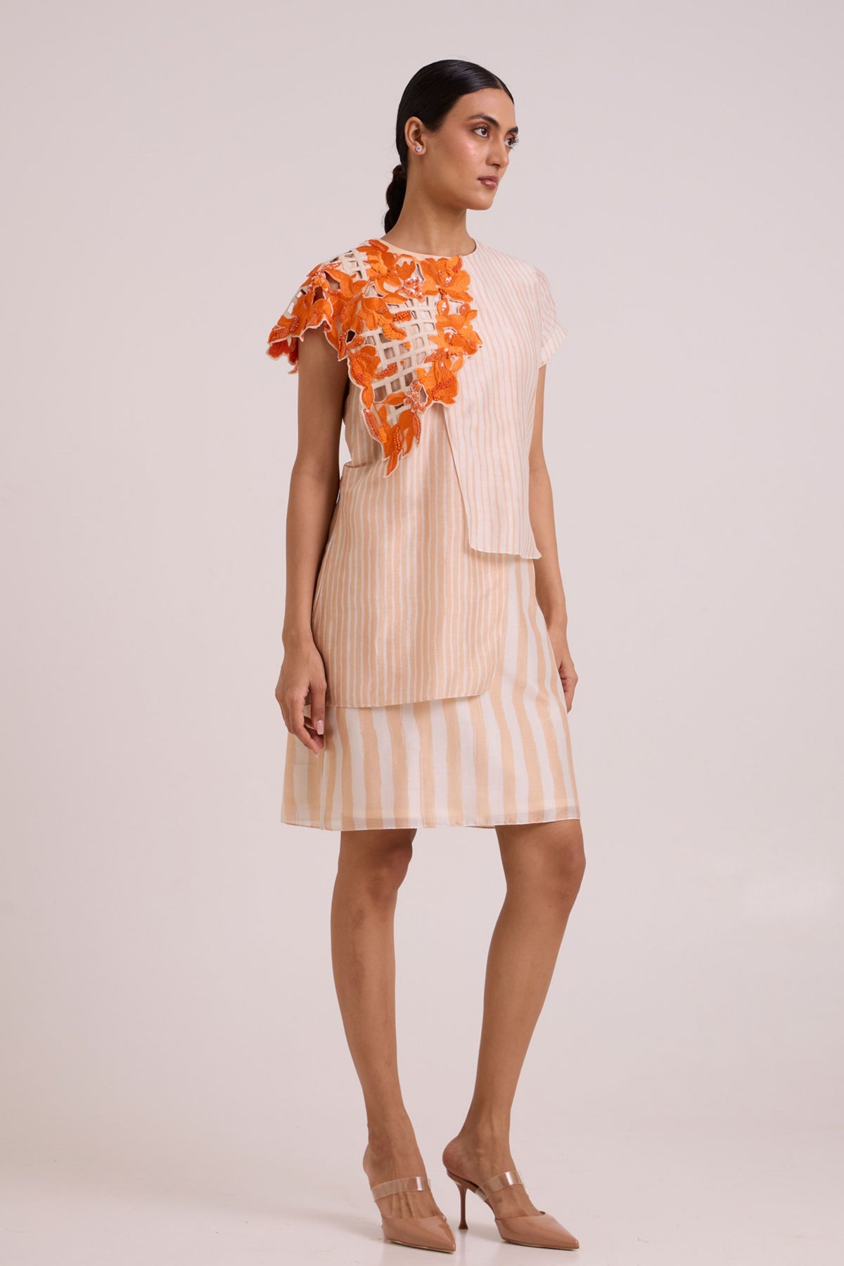 Kayo Almond Short Dress