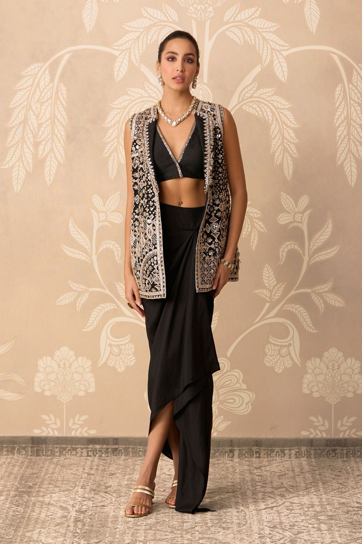 Aaina Jacket Skirt Set