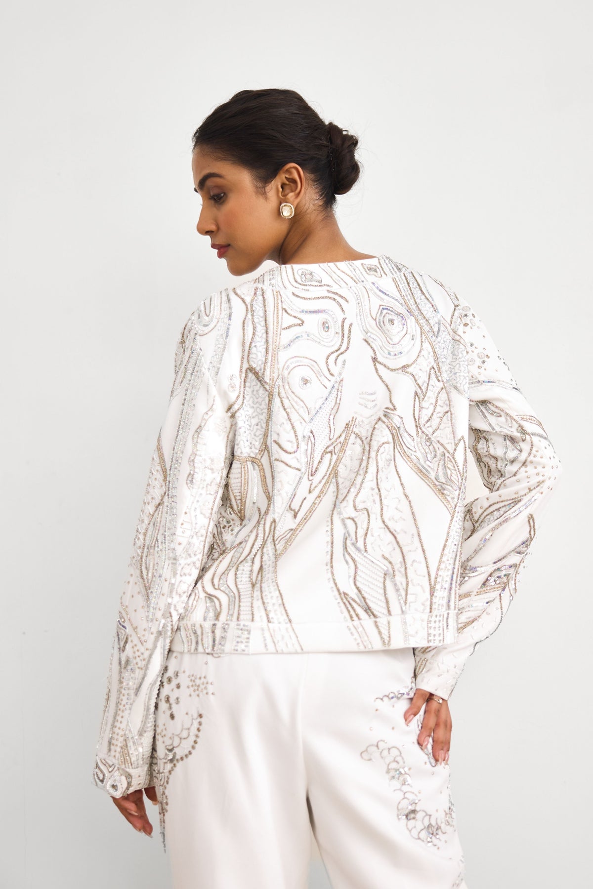 Aurora Ivory Jacket Set