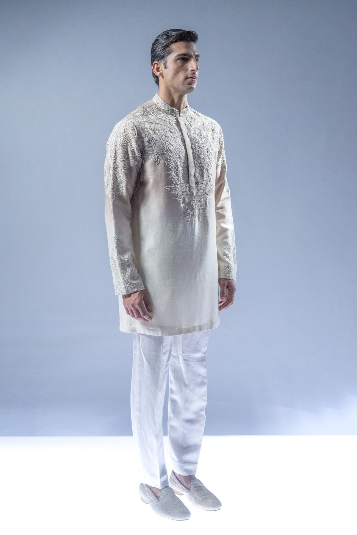 Aureate Embroidered Kurta Set