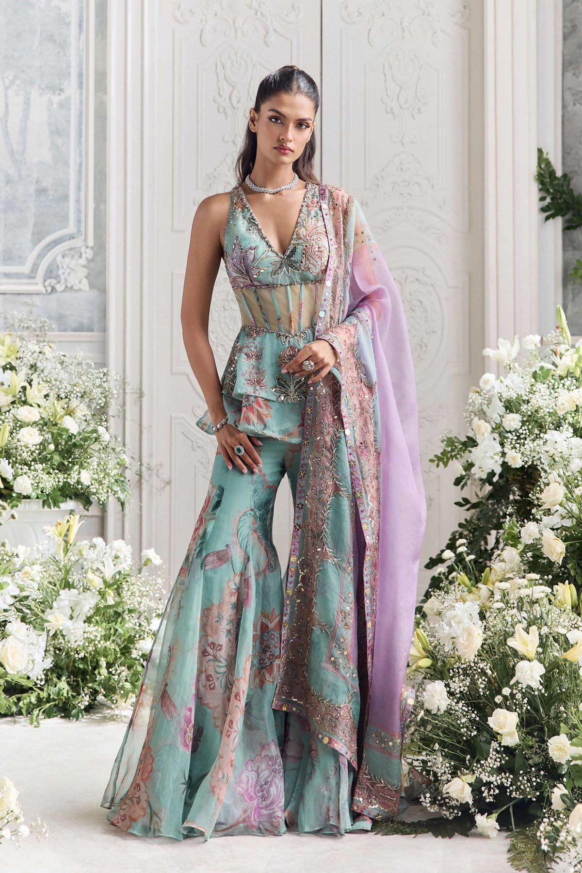 Hawa Sharara Set