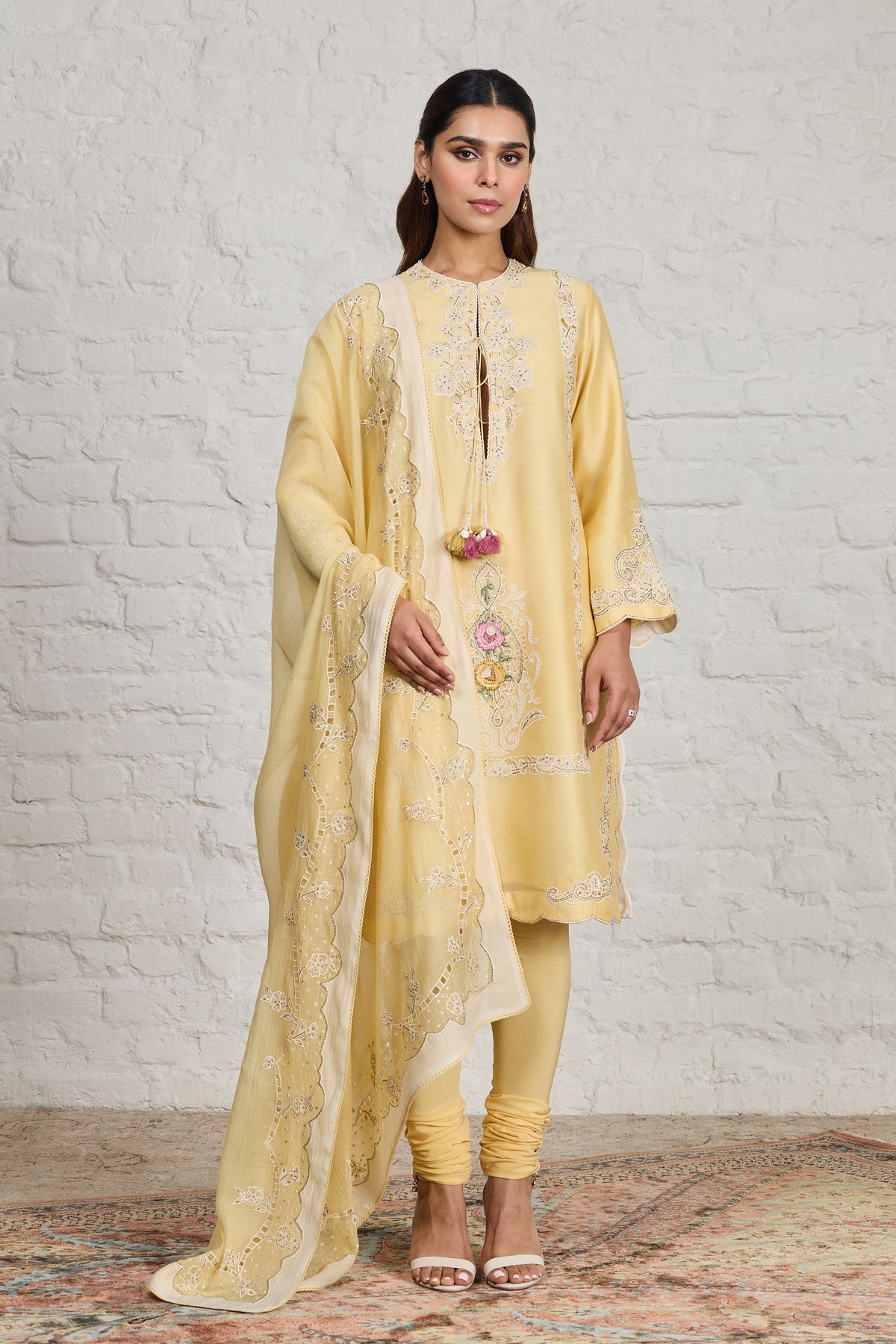 Butter Yellow Kurta Set