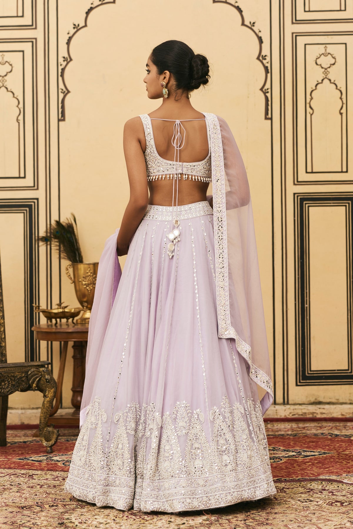 Baingani Lehenga Set