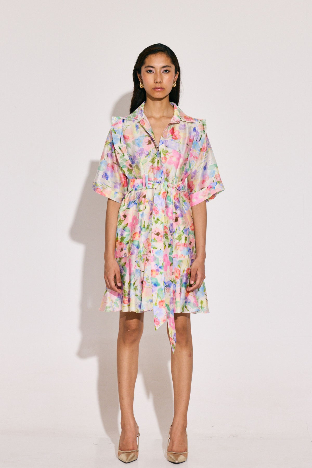 Calico Print Michelle Dress