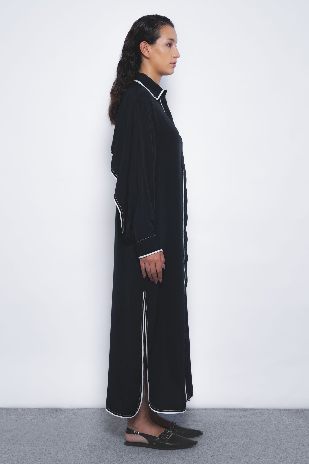 Elian Crepe Shirt Dress