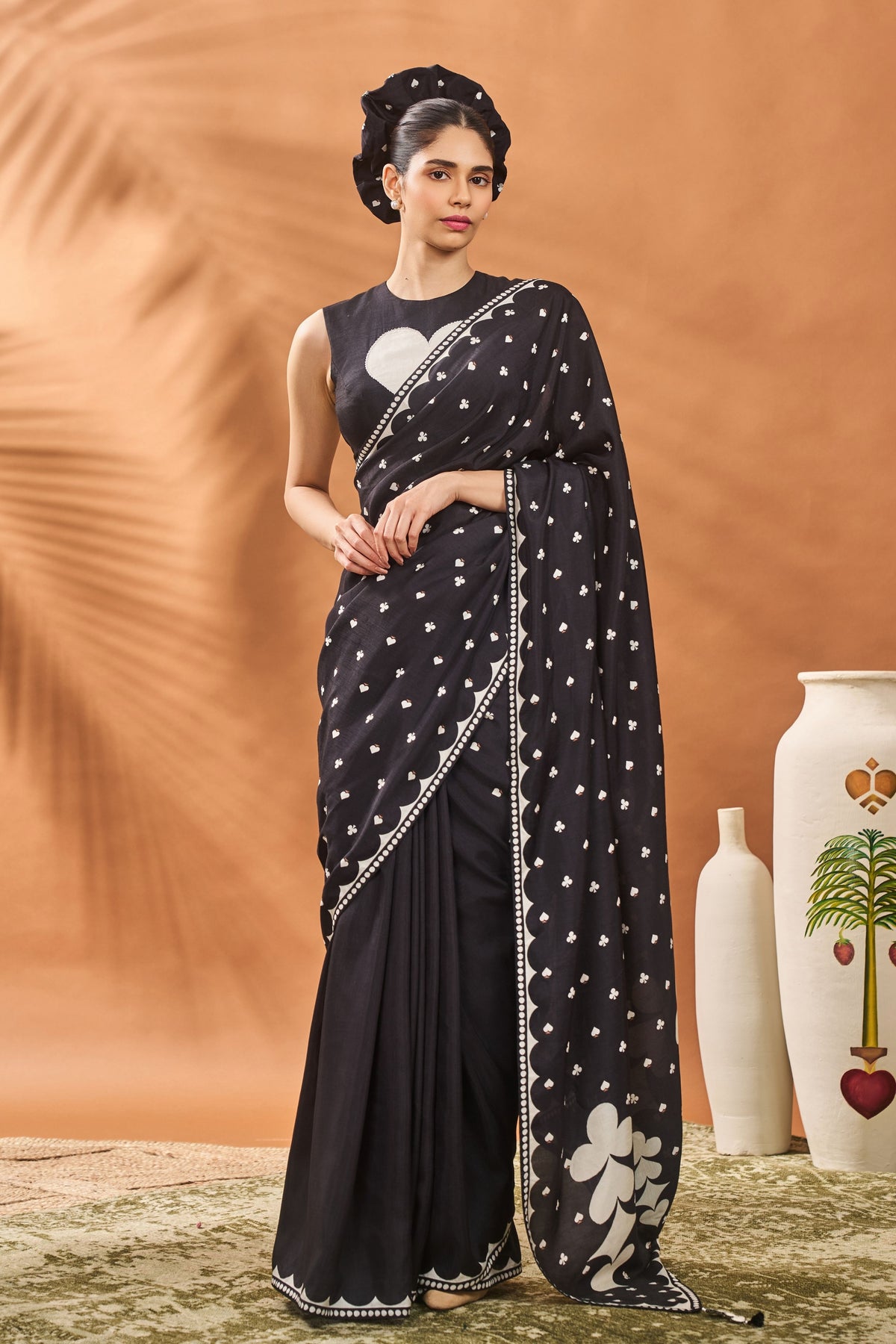 Black All Fours Saree
