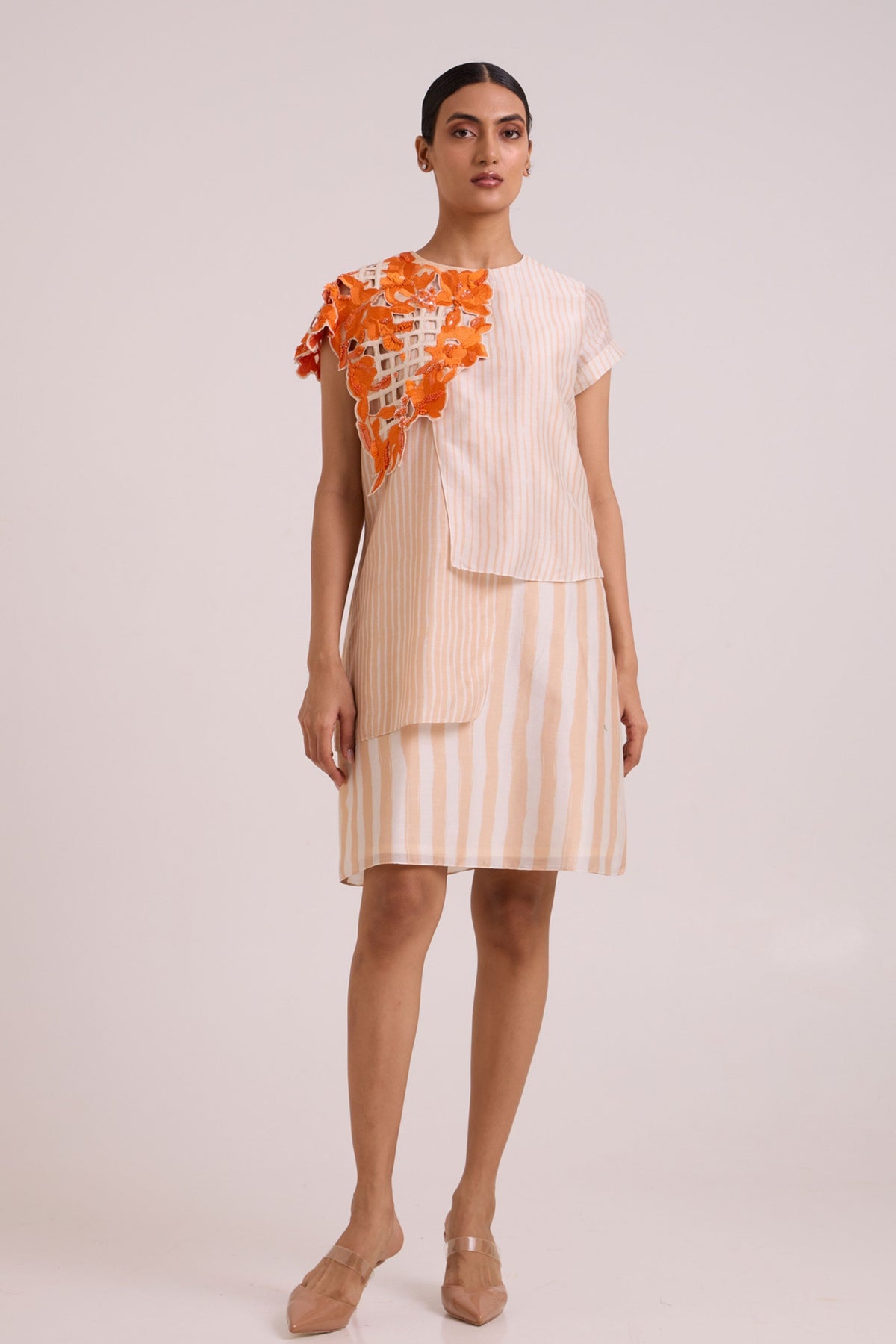 Kayo Almond Short Dress