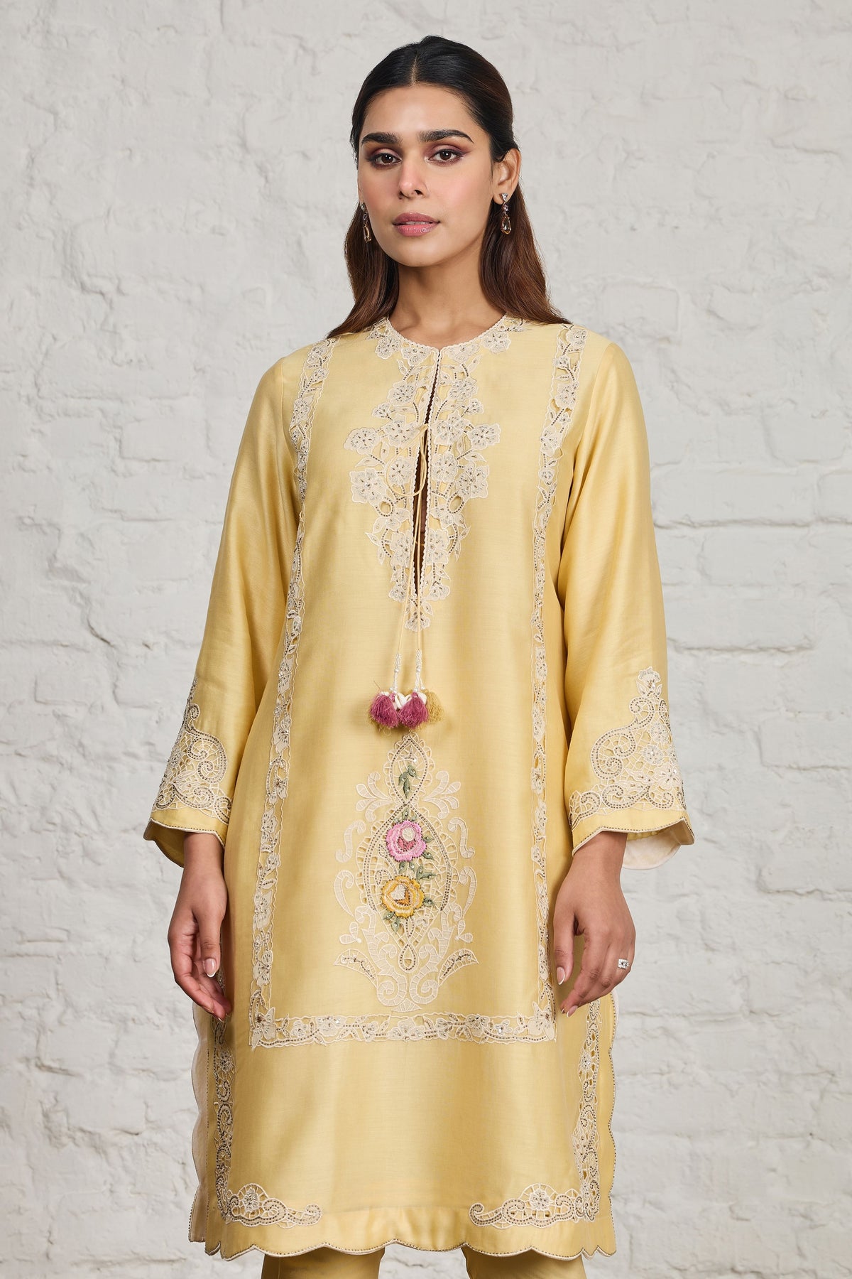 Butter Yellow Kurta Set