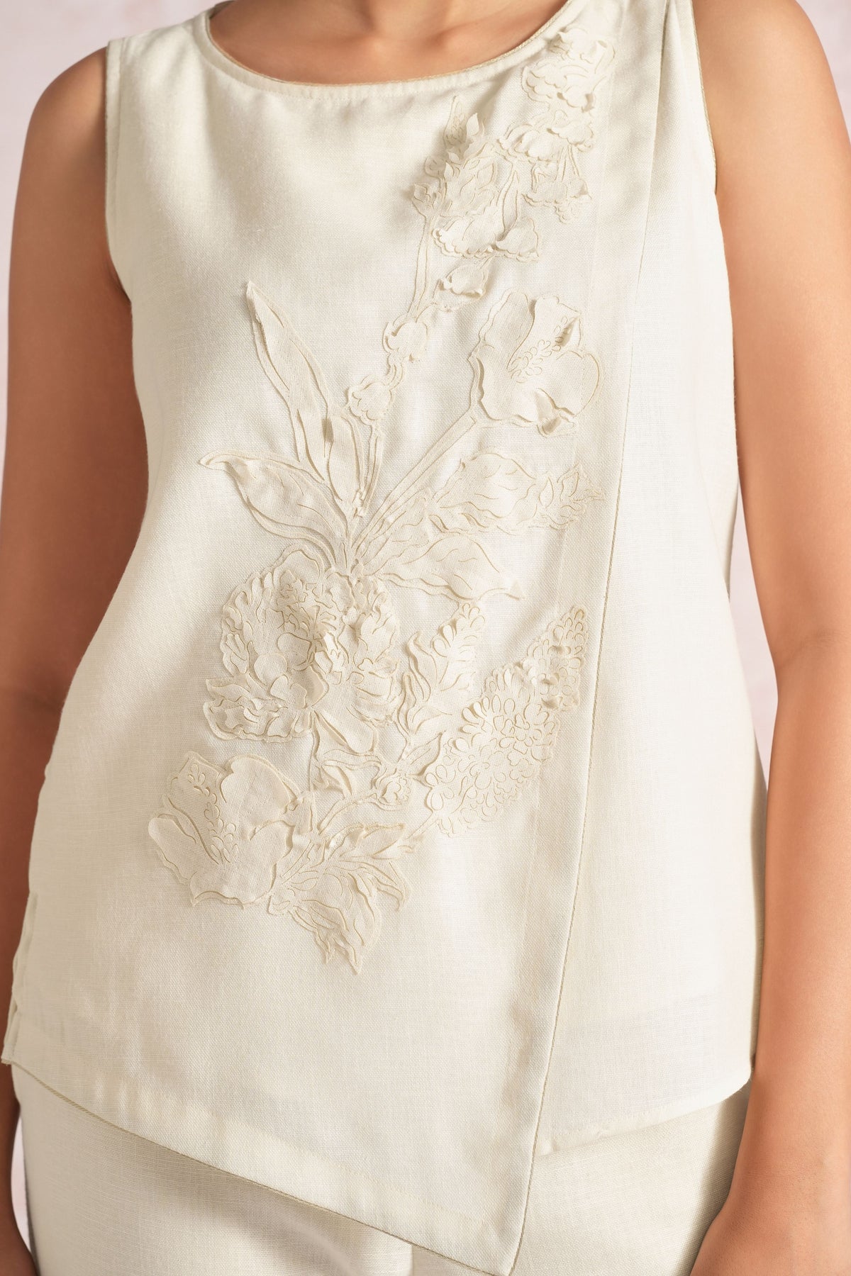Angle Off White Top