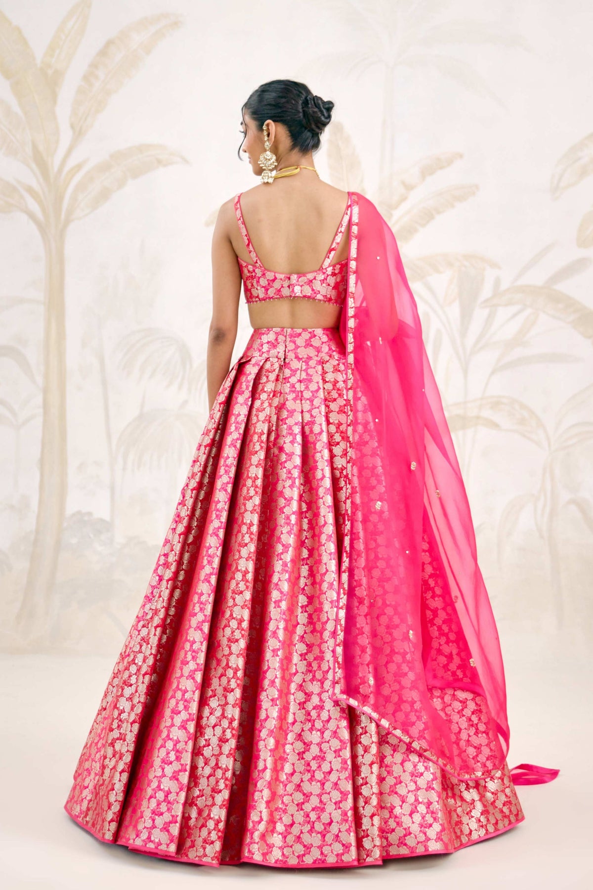 Fuchsia Lehenga Set
