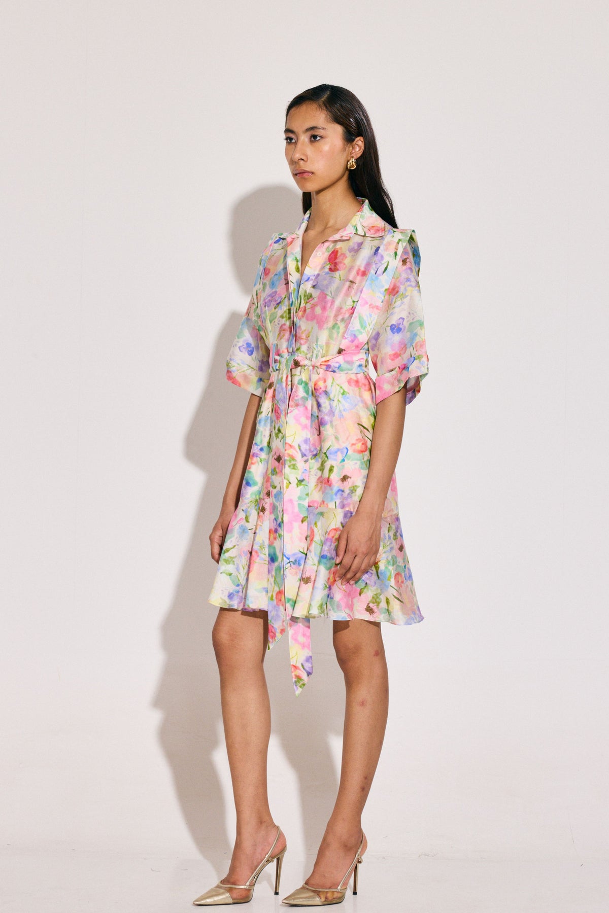 Calico Print Michelle Dress