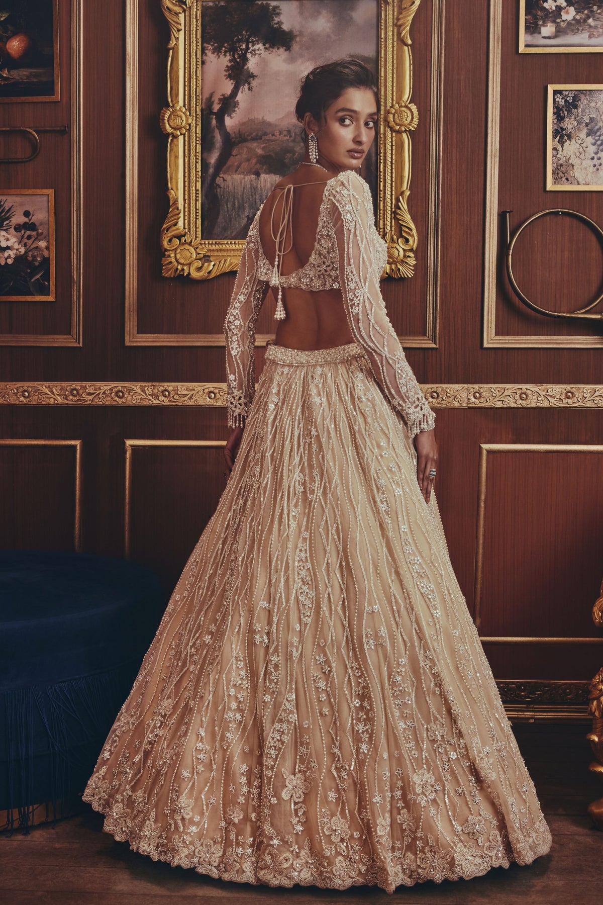 Josephine Ivory Lehenga Set
