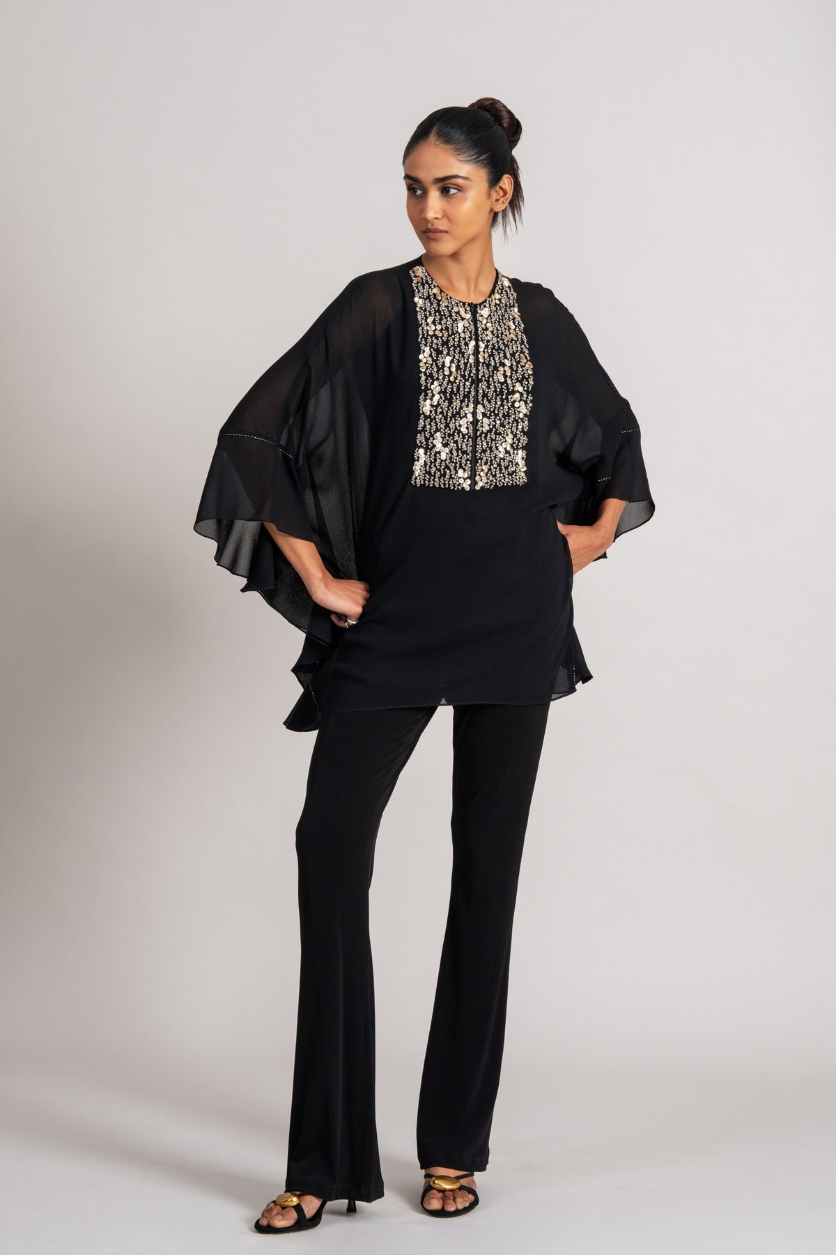 Cosmic Dust Frill Tunic Set