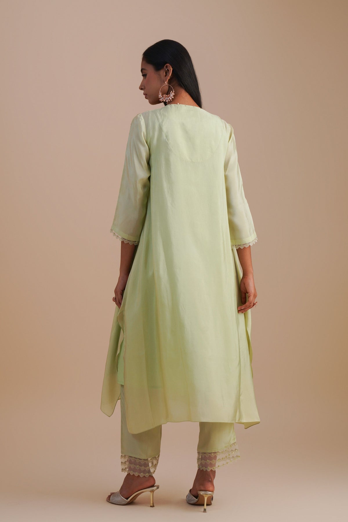 Mist Applique Kurta Set