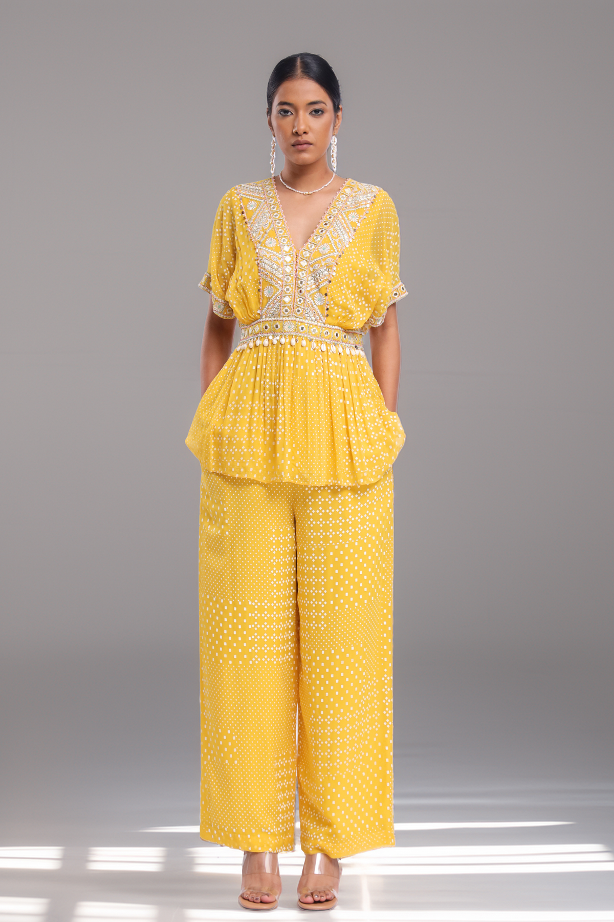 Yellow Asil Set