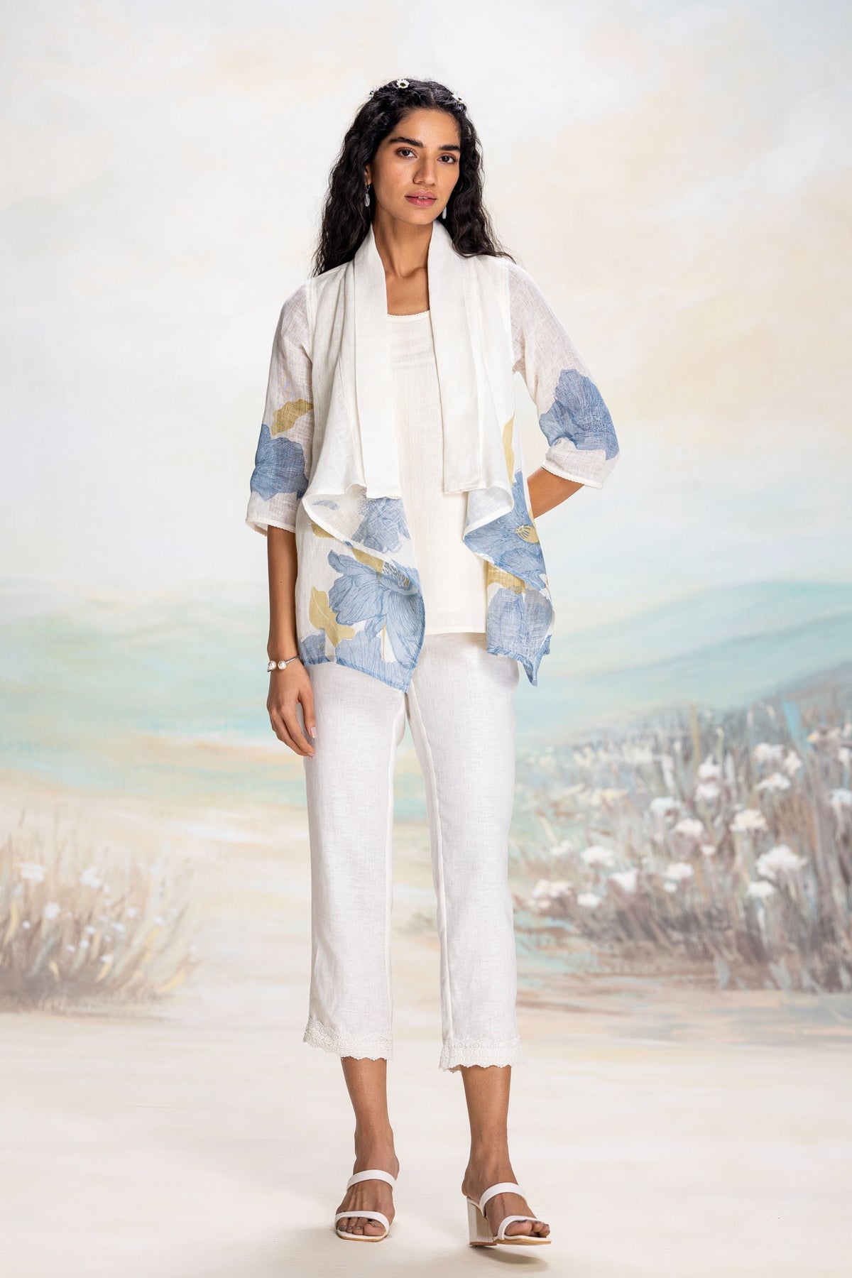 Bubble Flower Zoro Blue Co-ord Set