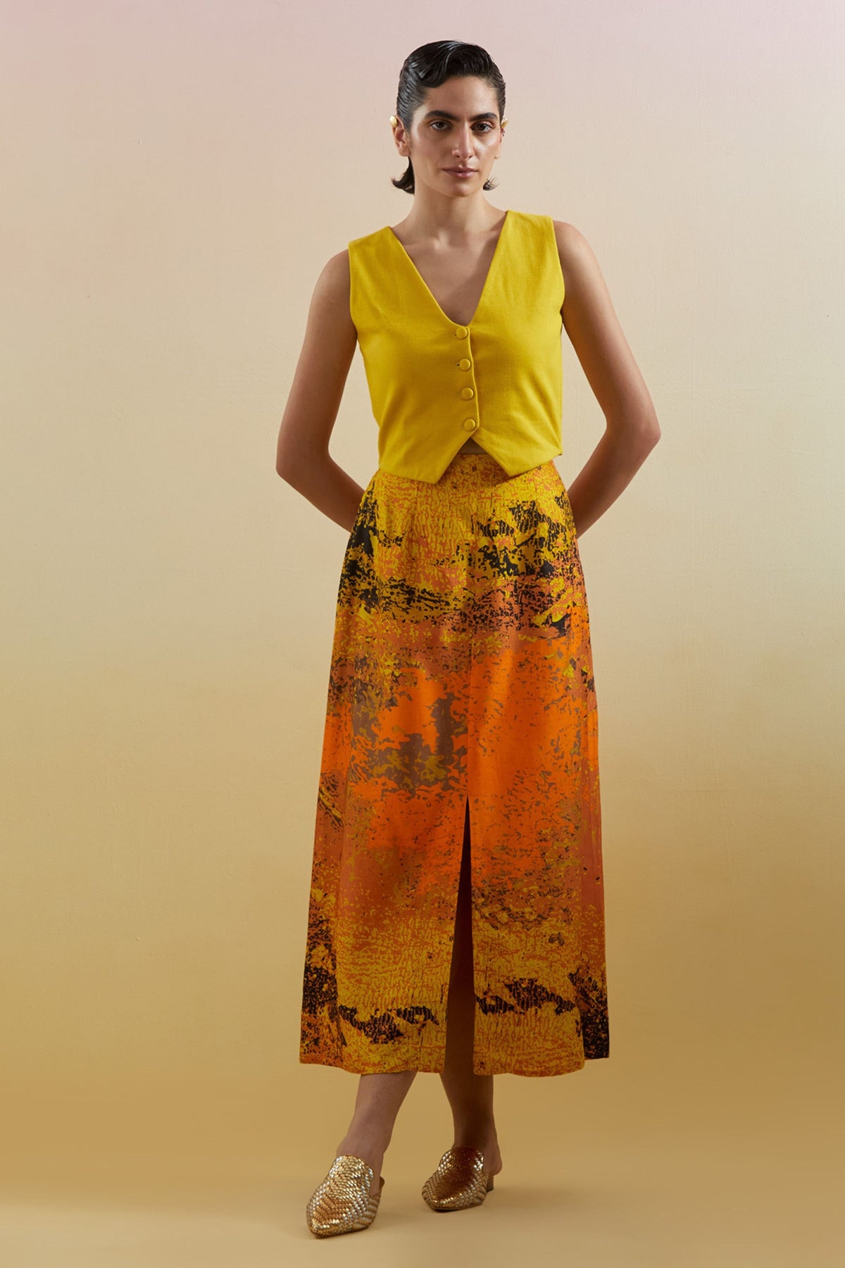 Gliss Yellow Co-ord Set