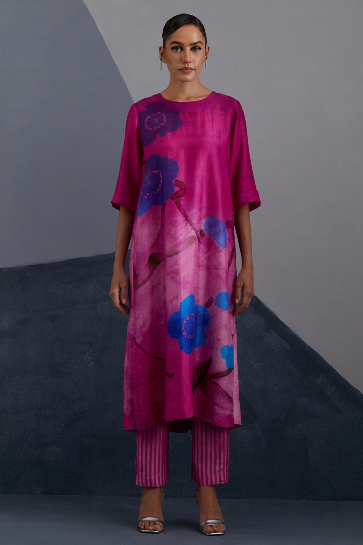 Vineyard Magenta Kurta Set