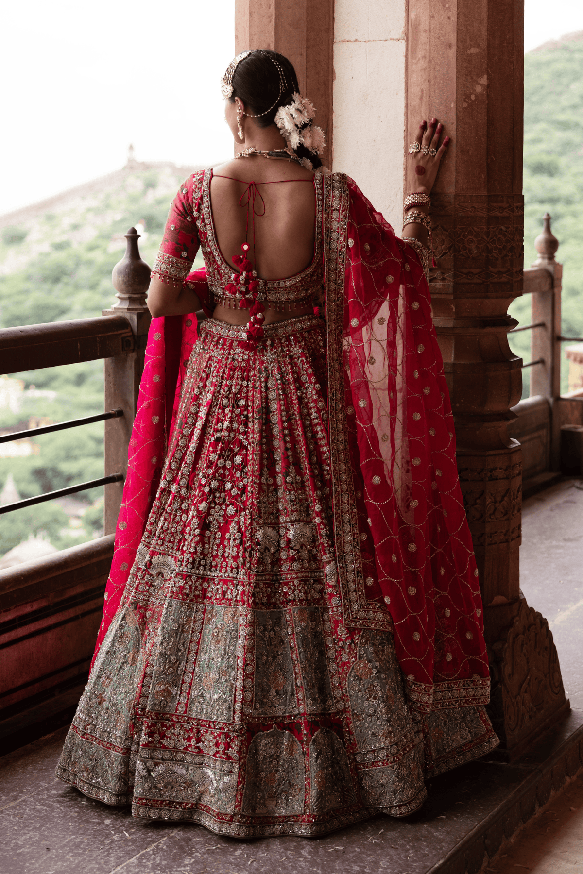 Empress Red Bridal Lehenga